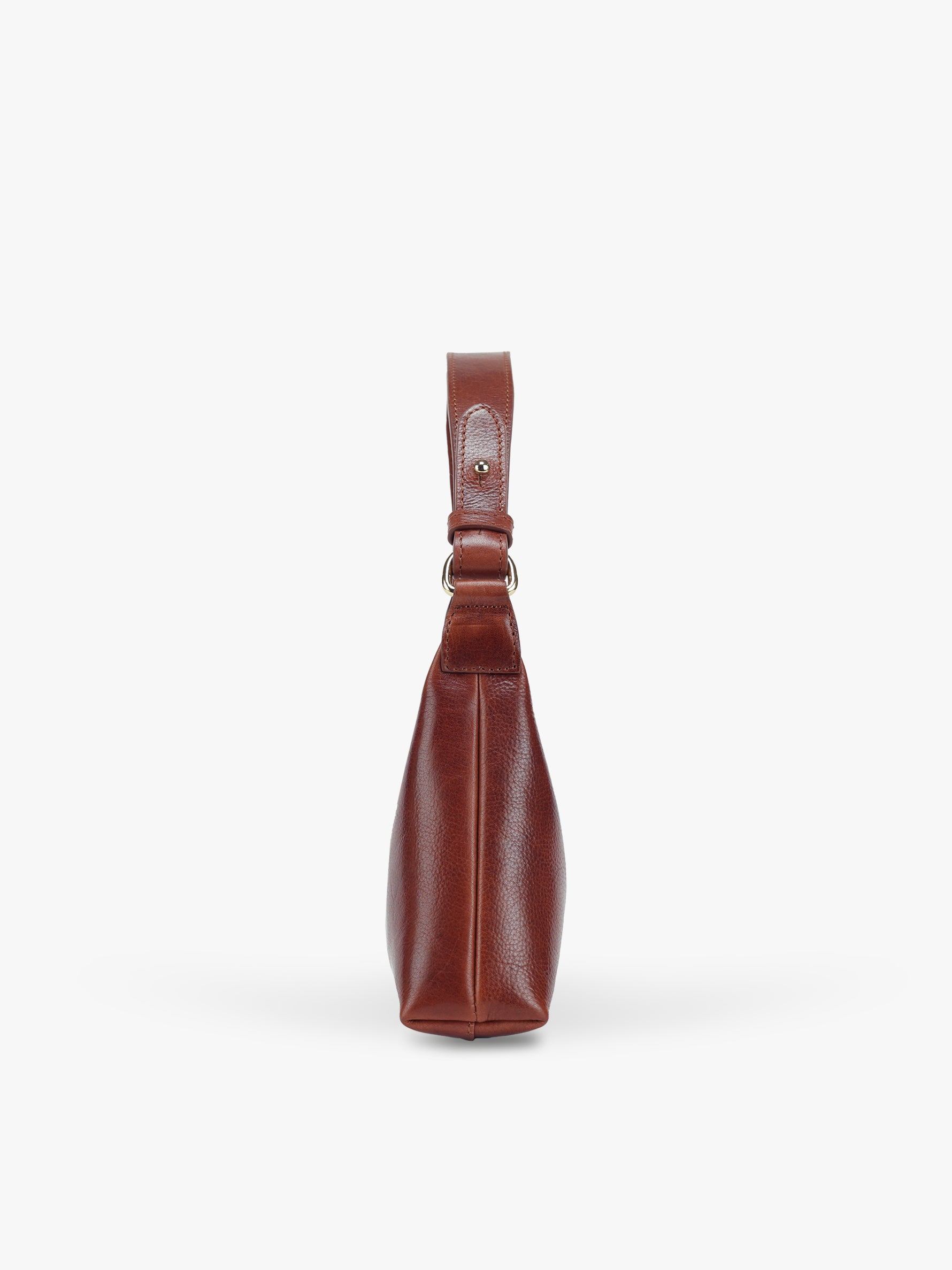 Handcrafted Genuine Vegetable Tanned Leather Skinny Baguette Vintage Brown for Women Tan & Loom