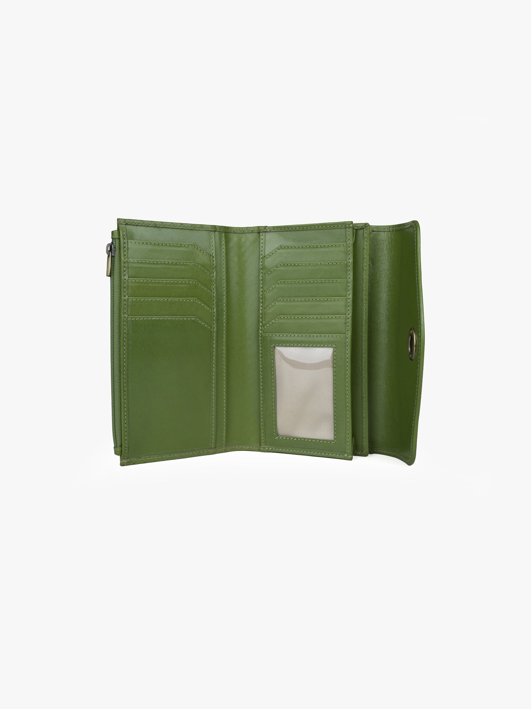 Colaba Clutch Wallet (Matcha)