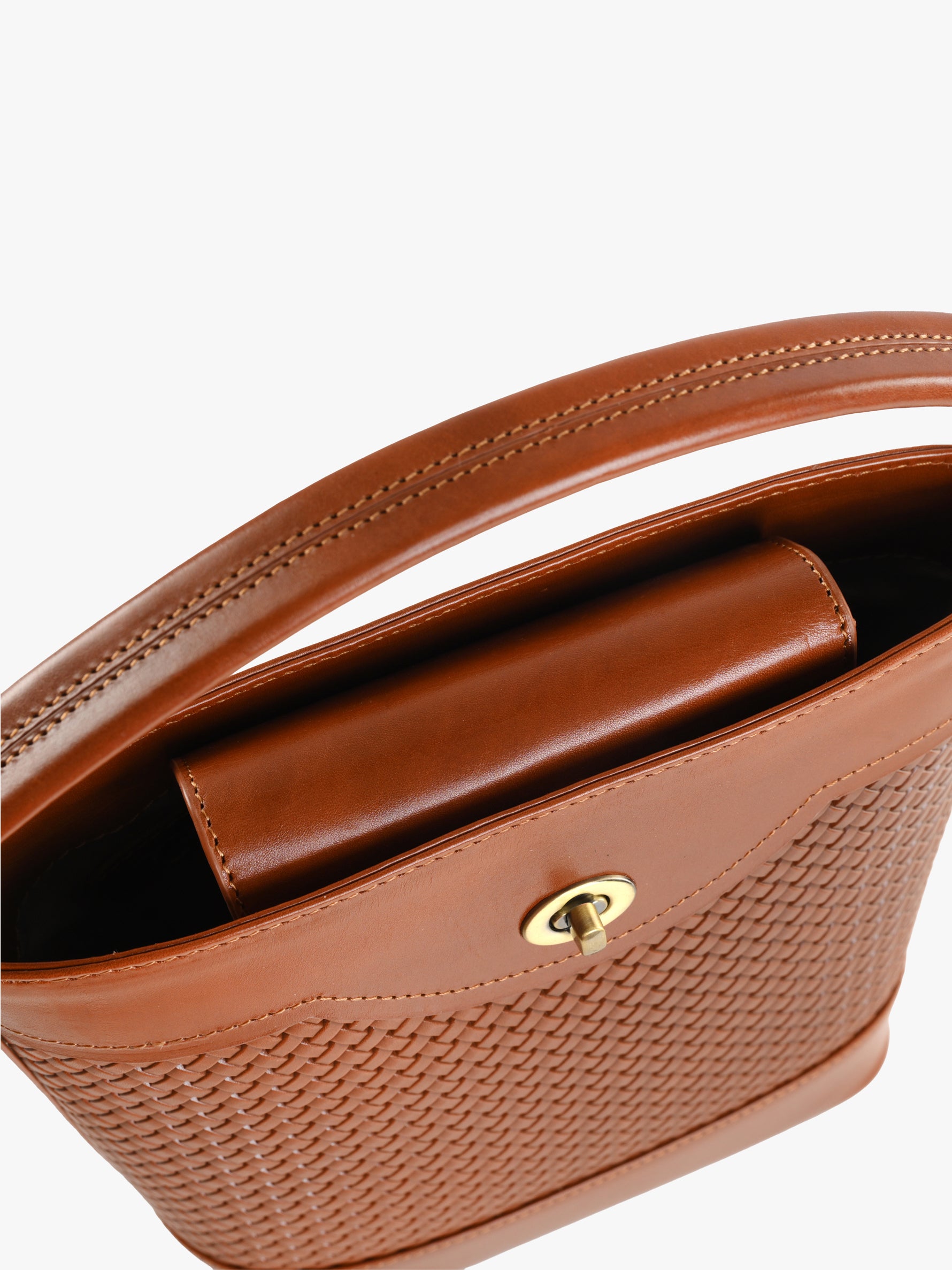 Portobello Bucket Bag (Cognac)