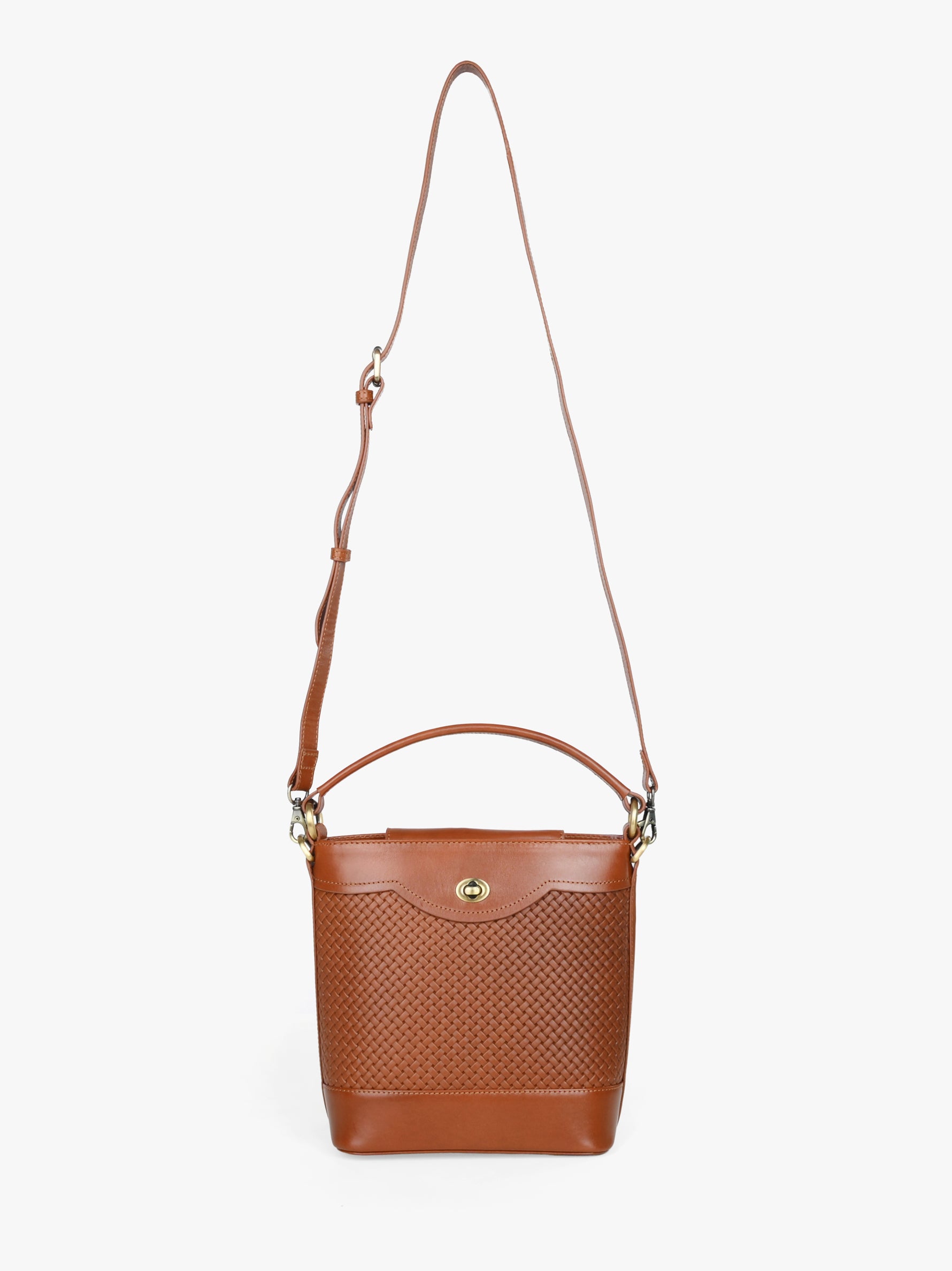 Portobello Bucket Bag (Cognac)