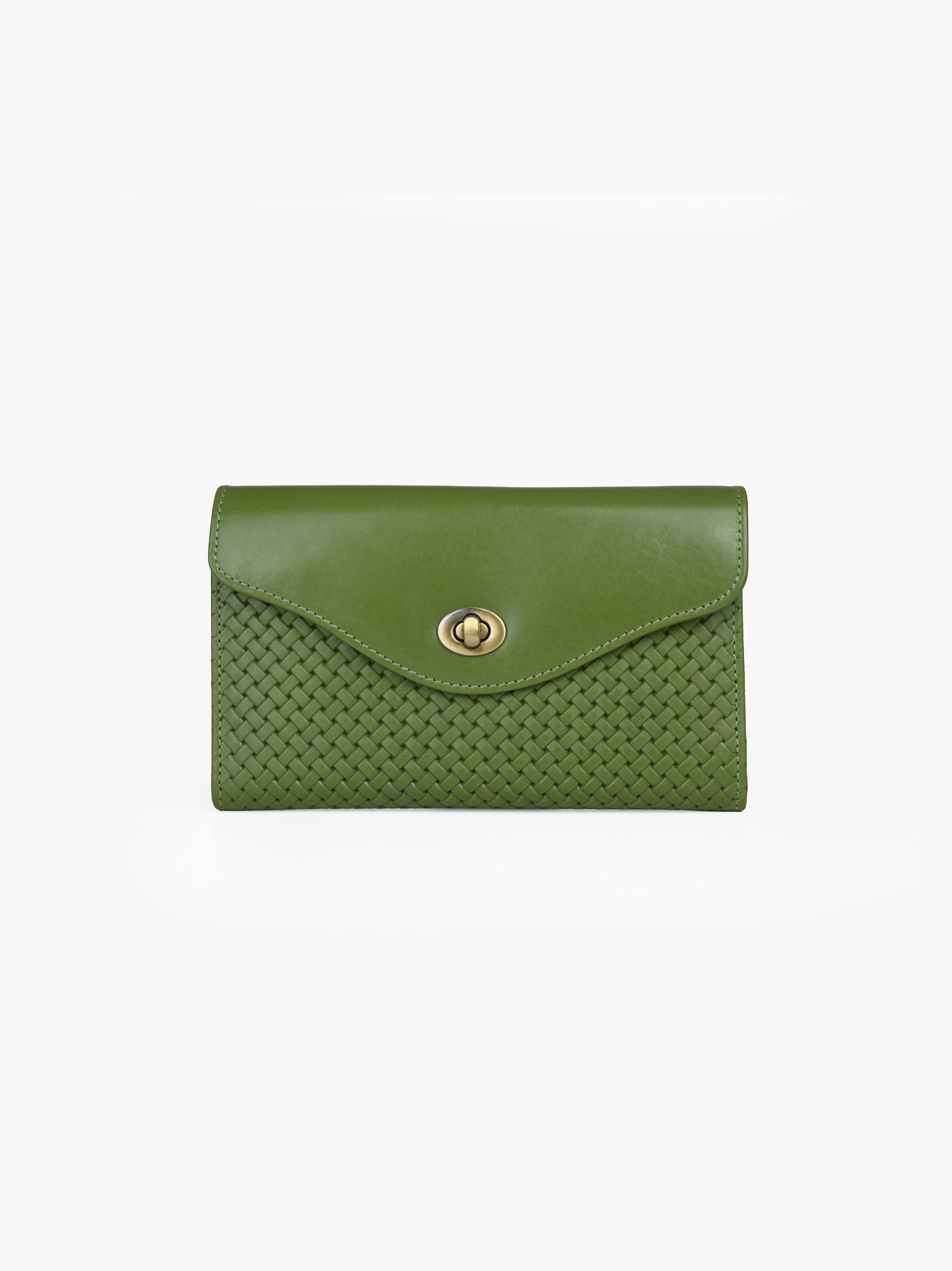 Colaba Clutch Wallet (Matcha)