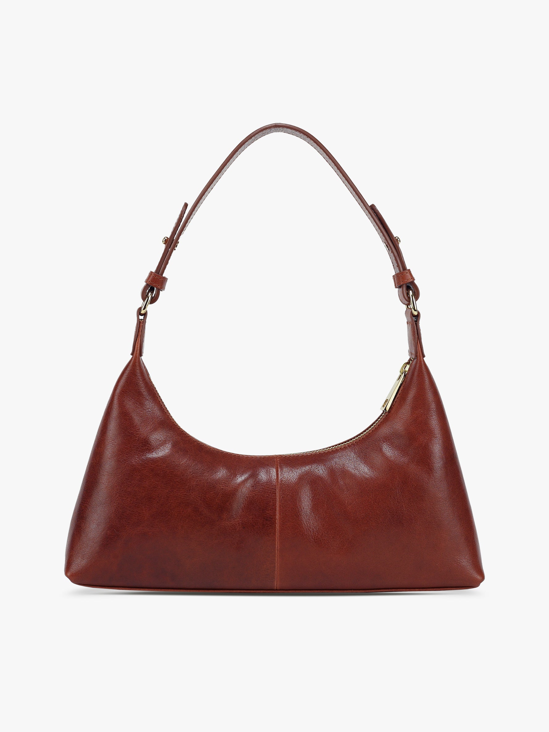 Handcrafted Genuine Vegetable Tanned Leather Skinny Baguette Grande Vintage Brown for Women Tan & Loom