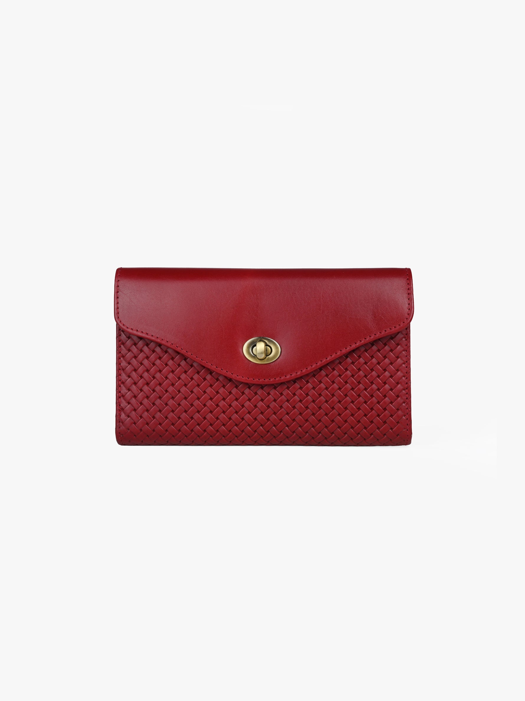 Colaba Clutch Wallet (Cherry)