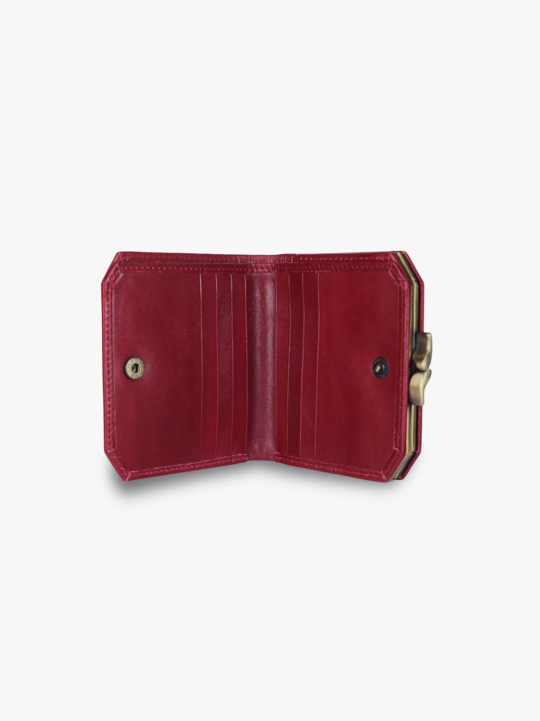 Handcrafted Genuine Vegetable Tanned Leather Pandora's Purse Burgundy for Women Tan & Loom