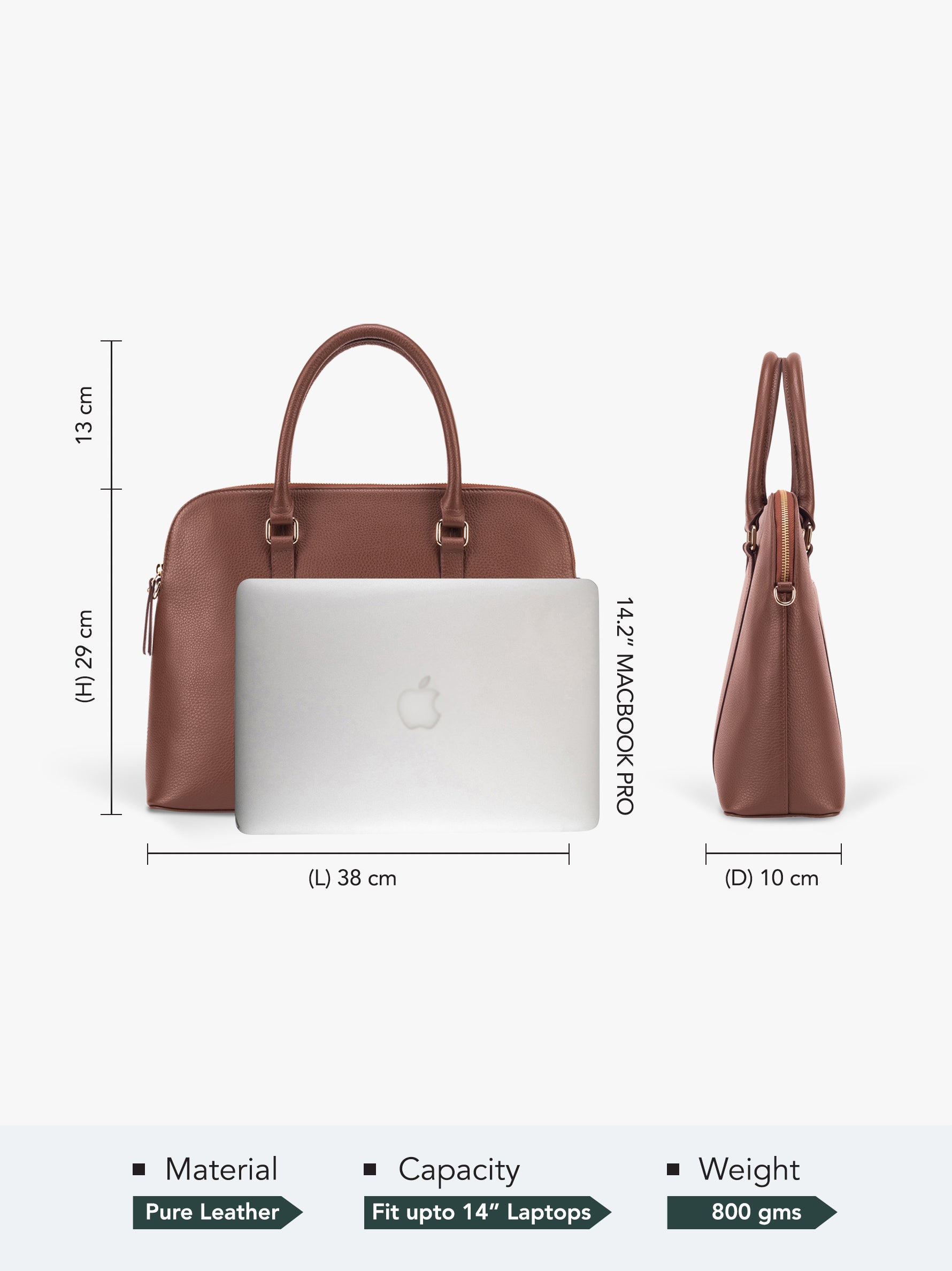 Executive Laptop Bag (Espresso)