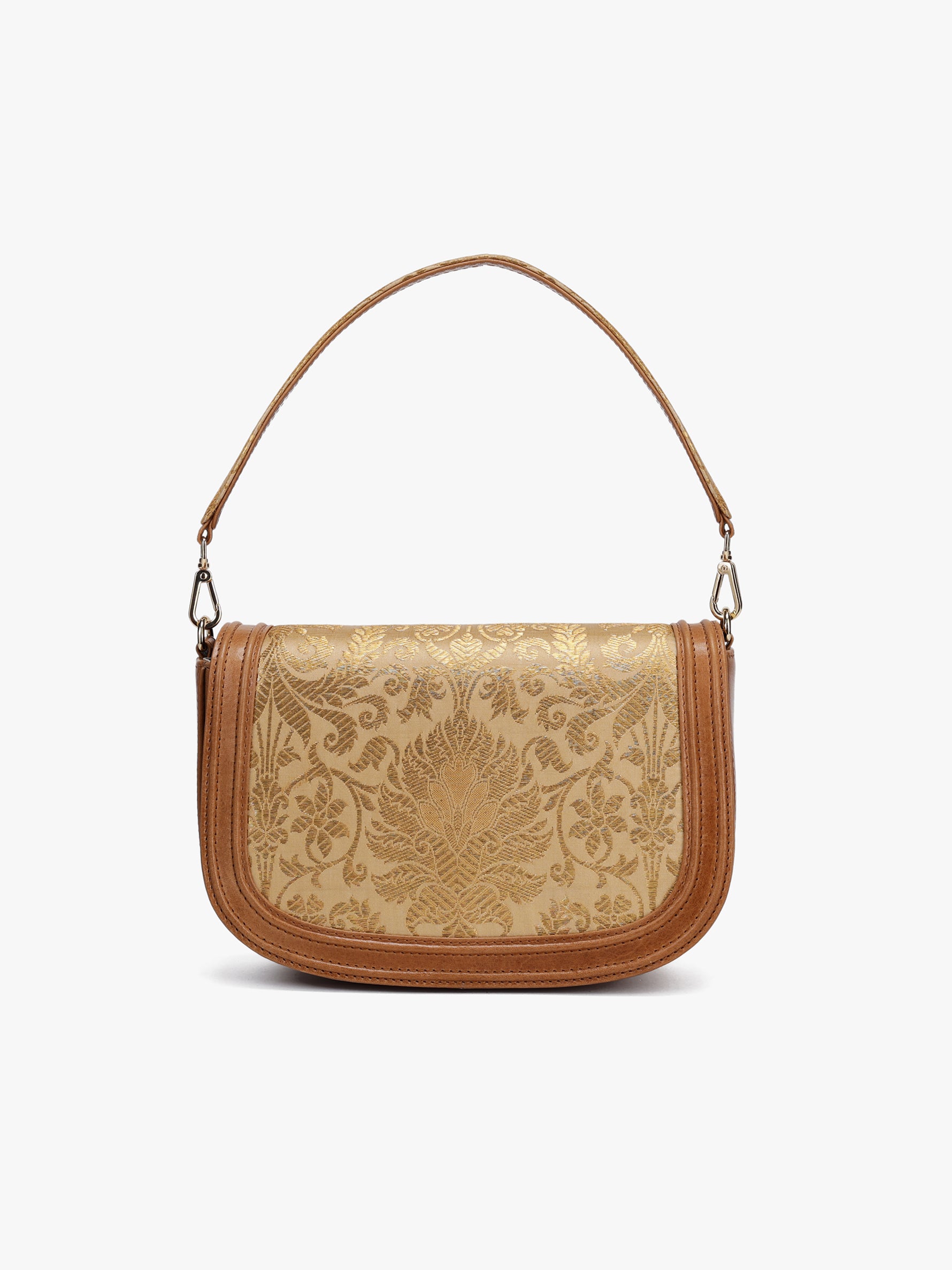 Cocktail Clutch by Tan Loom Imperial Gold Banarasi Brocade