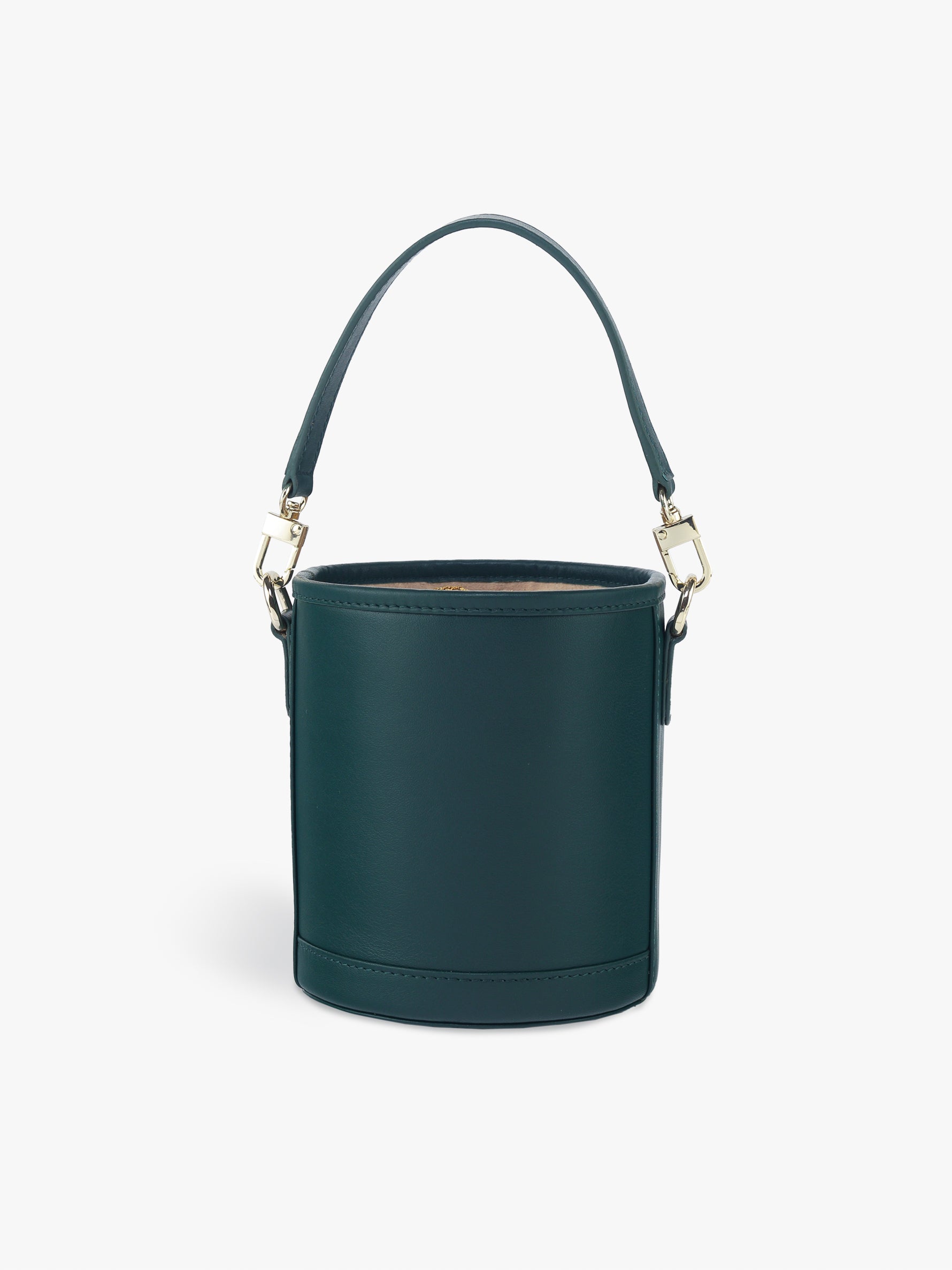 Barrel Potli (Forrest Green Leather)