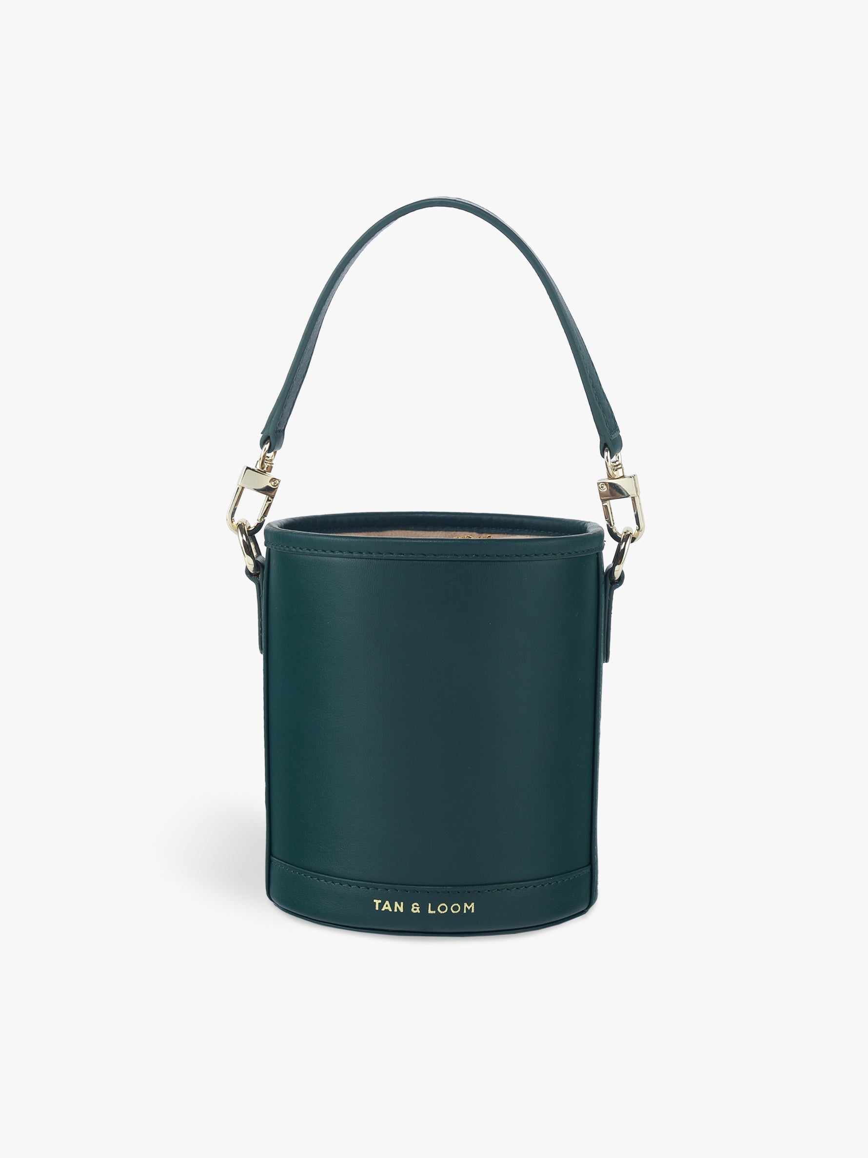 Barrel Potli (Forrest Green Leather)