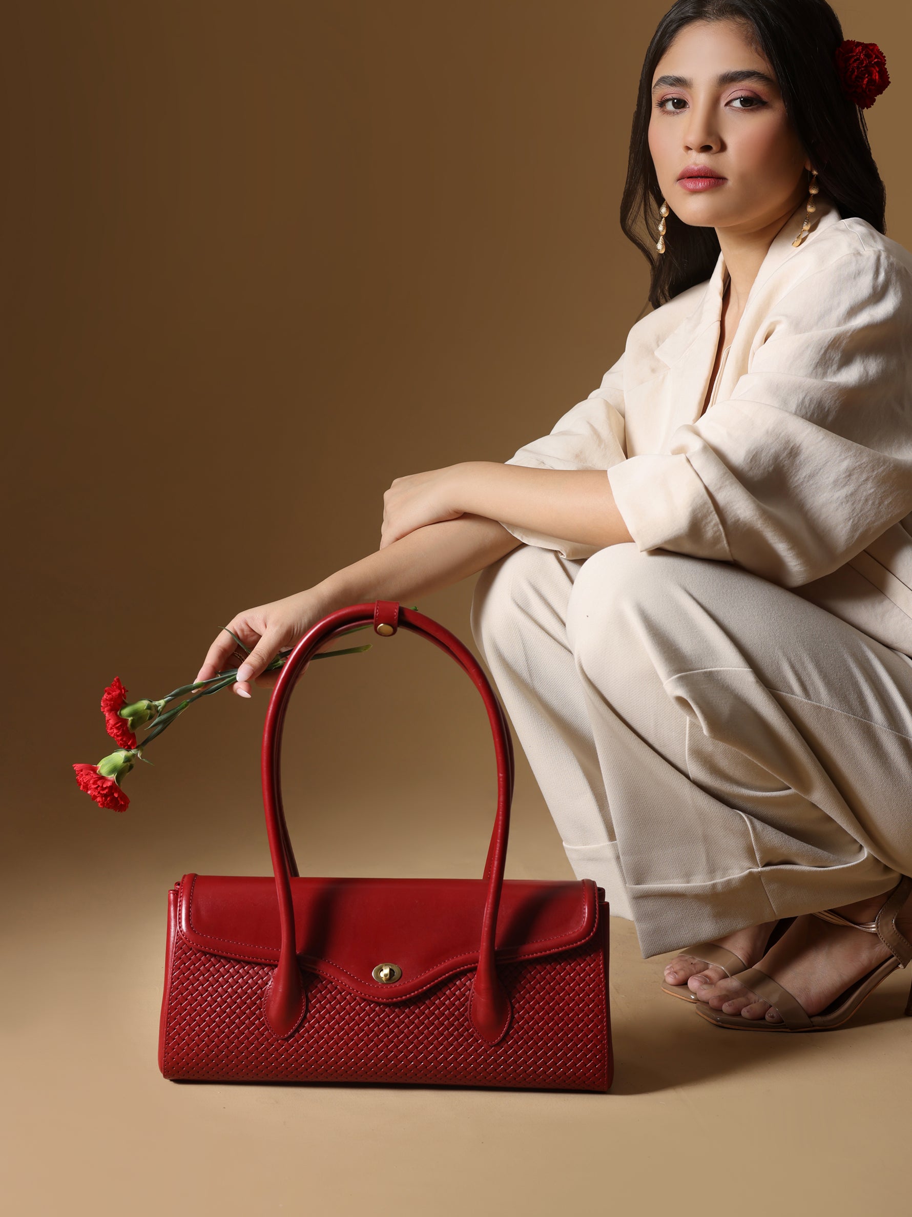 Seville Satchel (Cherry)