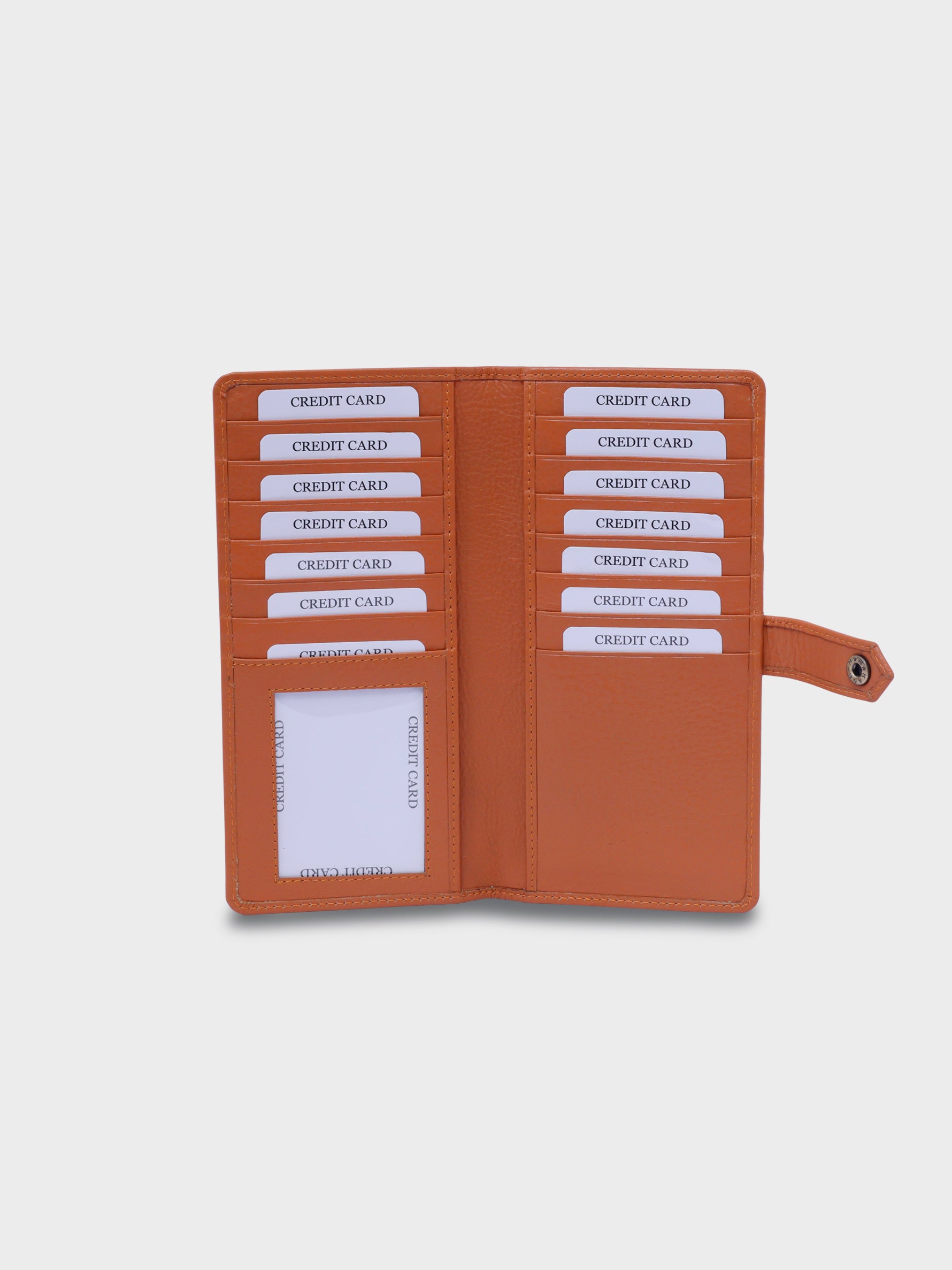 Handcrafted Genuine Vegetable Tanned Leather Twiggy Wallet Dusty Peach for Women Tan & Loom