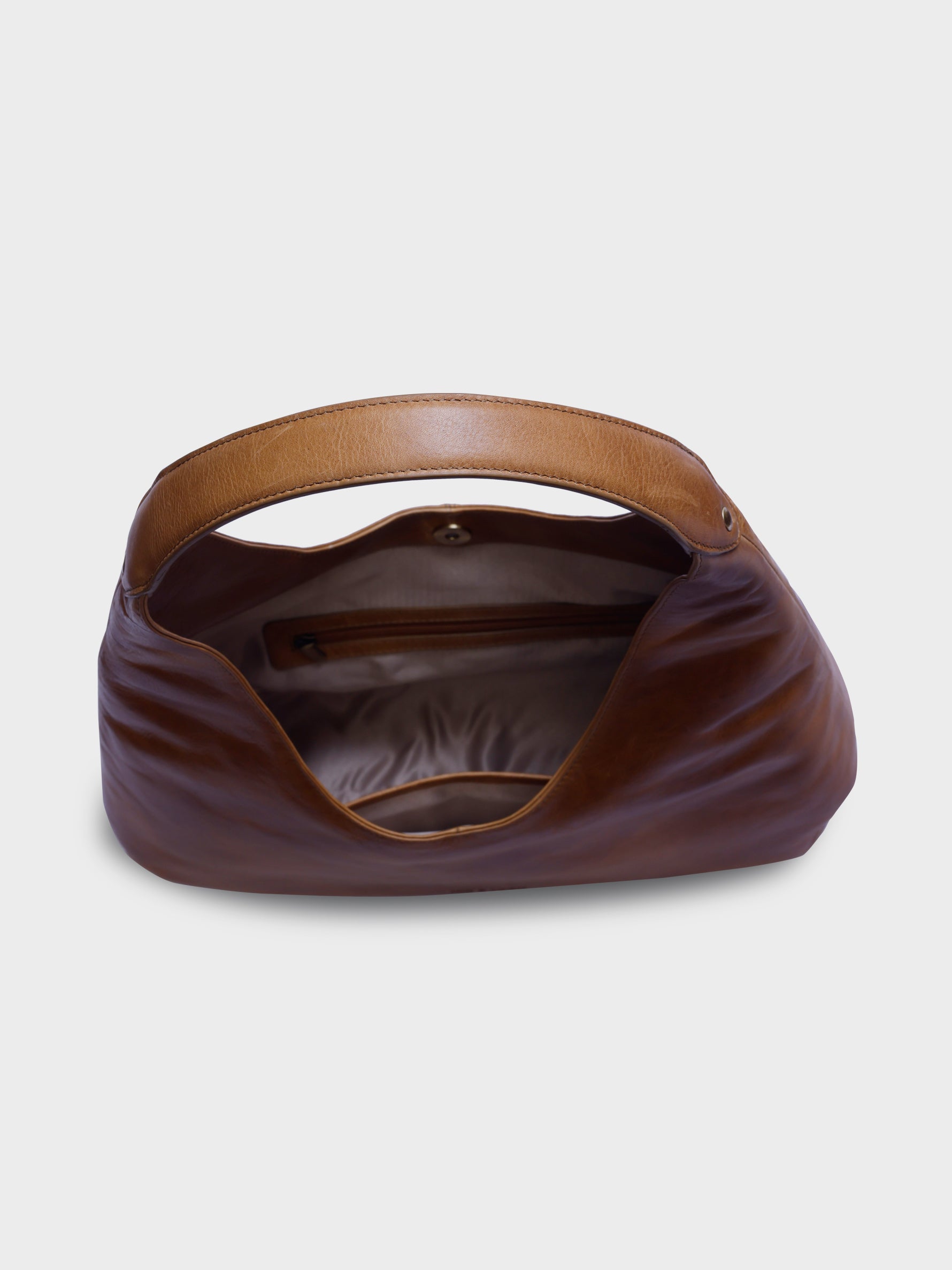 Handcrafted Genuine Vegetable Tanned Leather Hippie's Hobo Tuscany Tan for Women Tan & Loom