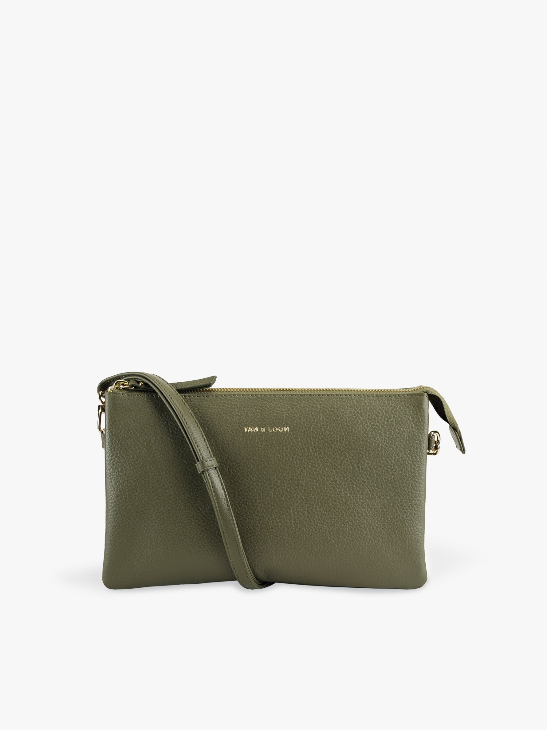 Buy Commuter's Sling Bag for women in India (Olive Green) Tan Loom