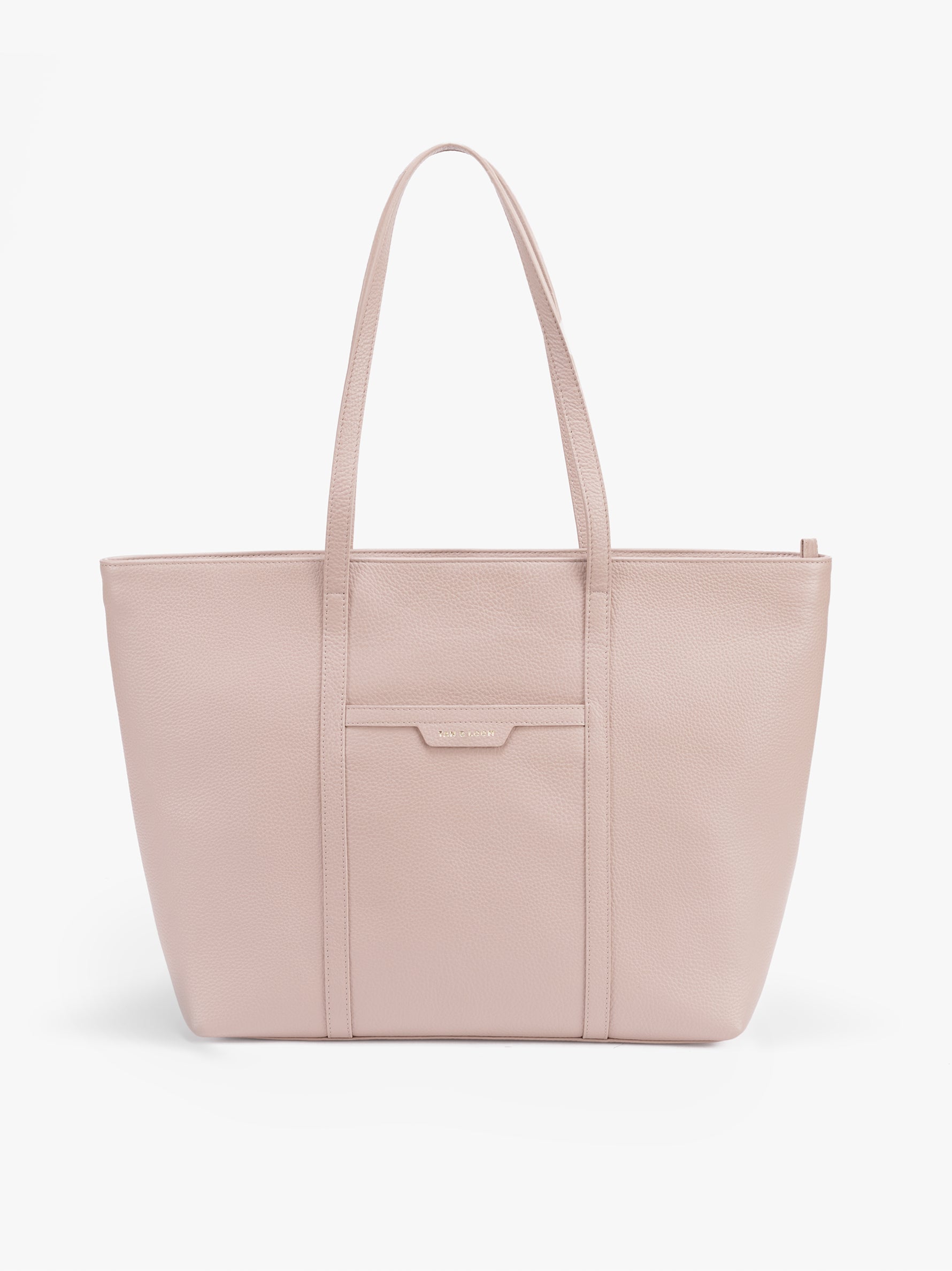 Handcrafted genuine leather 365 days tote bag for women Nude Pink