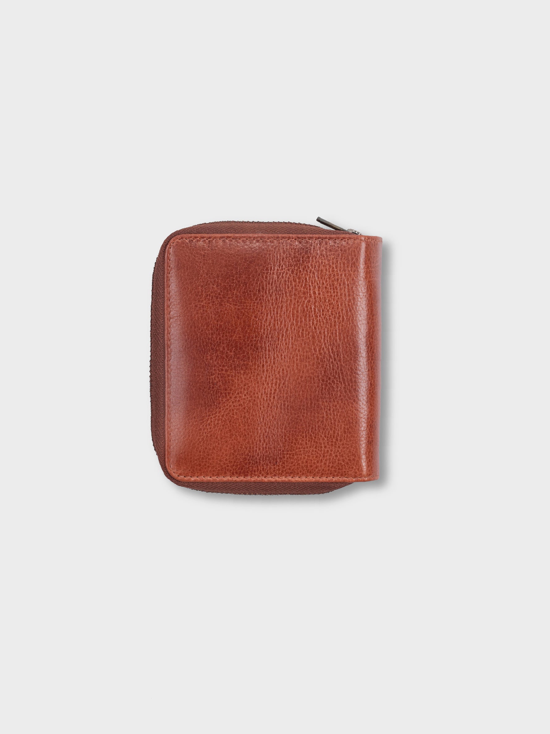 Handcrafted Premium Genuine Vegetable Tanned Leather & Ikat Black & Yellow The Mini Wallet for Women Tan & Loom