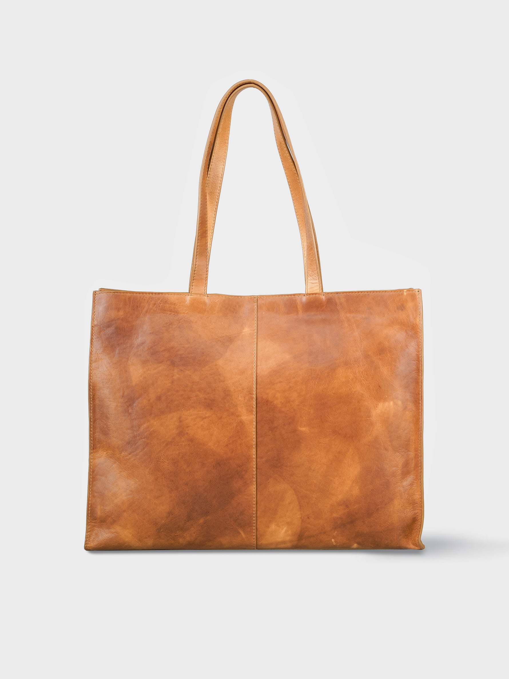 Handcrafted Genuine Vegetable Tanned Leather Artist's Tote Tuscany Tan for Women Tan & Loom