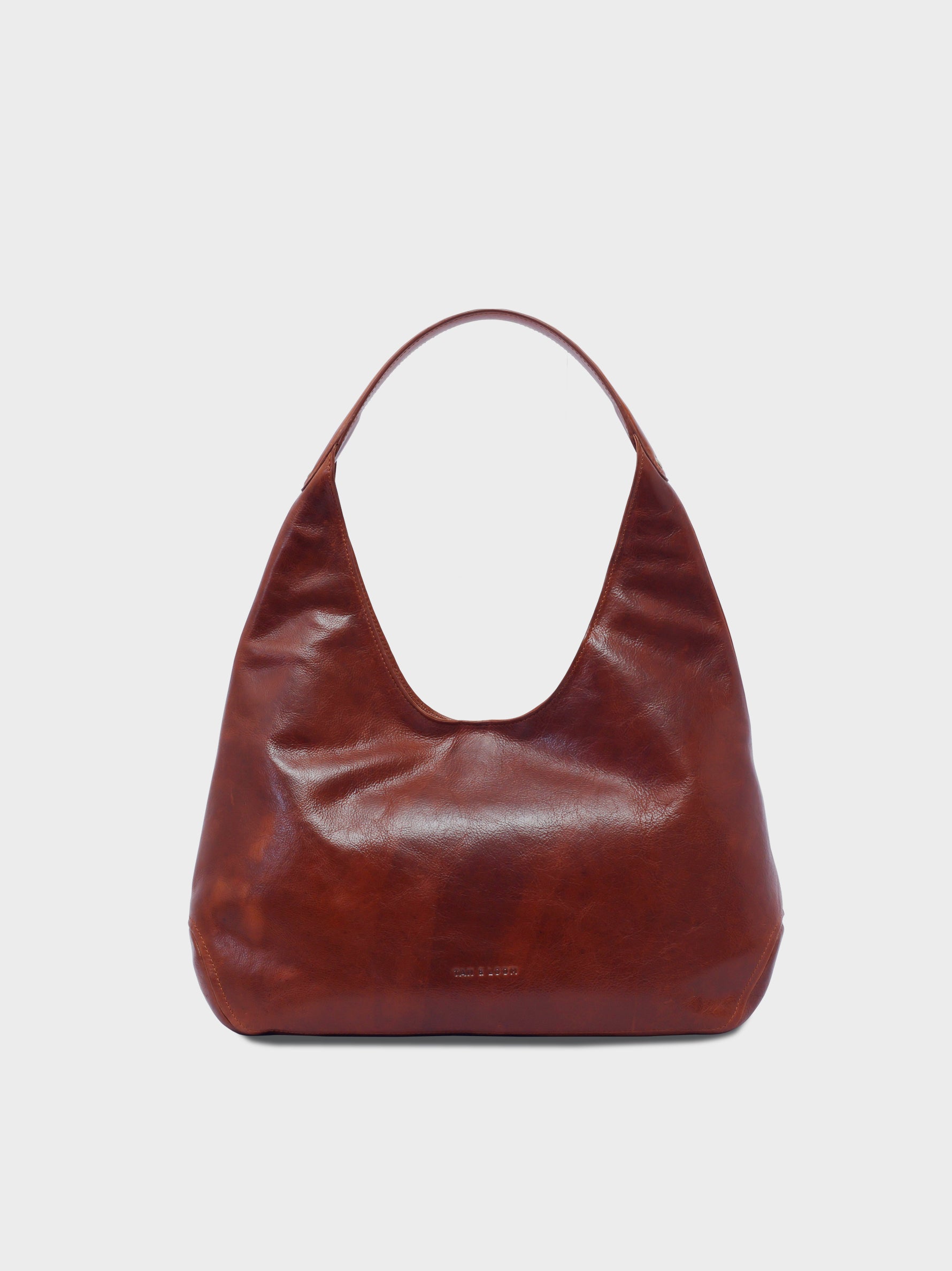 Handcrafted Genuine Vegetable Tanned Leather Hippie's Hobo Vintage Brown for Women Tan & Loom