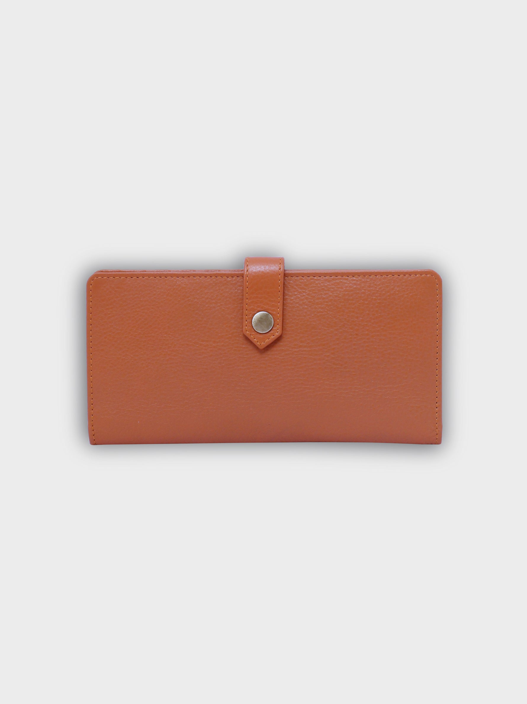 Handcrafted Genuine Vegetable Tanned Leather Twiggy Wallet Dusty Peach for Women Tan & Loom