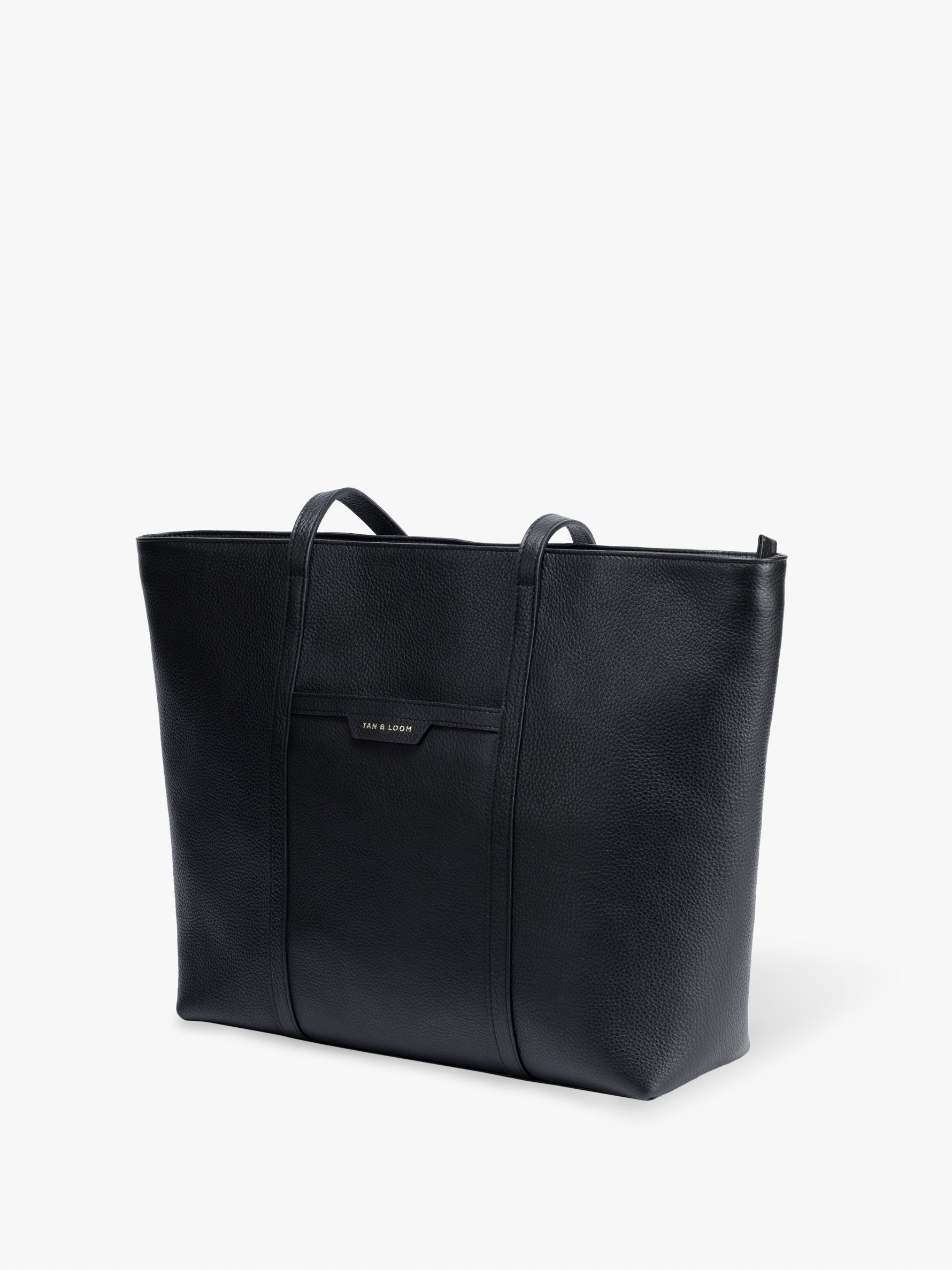 Handcrafted genuine leather 365 days tote bag for women Classic Black