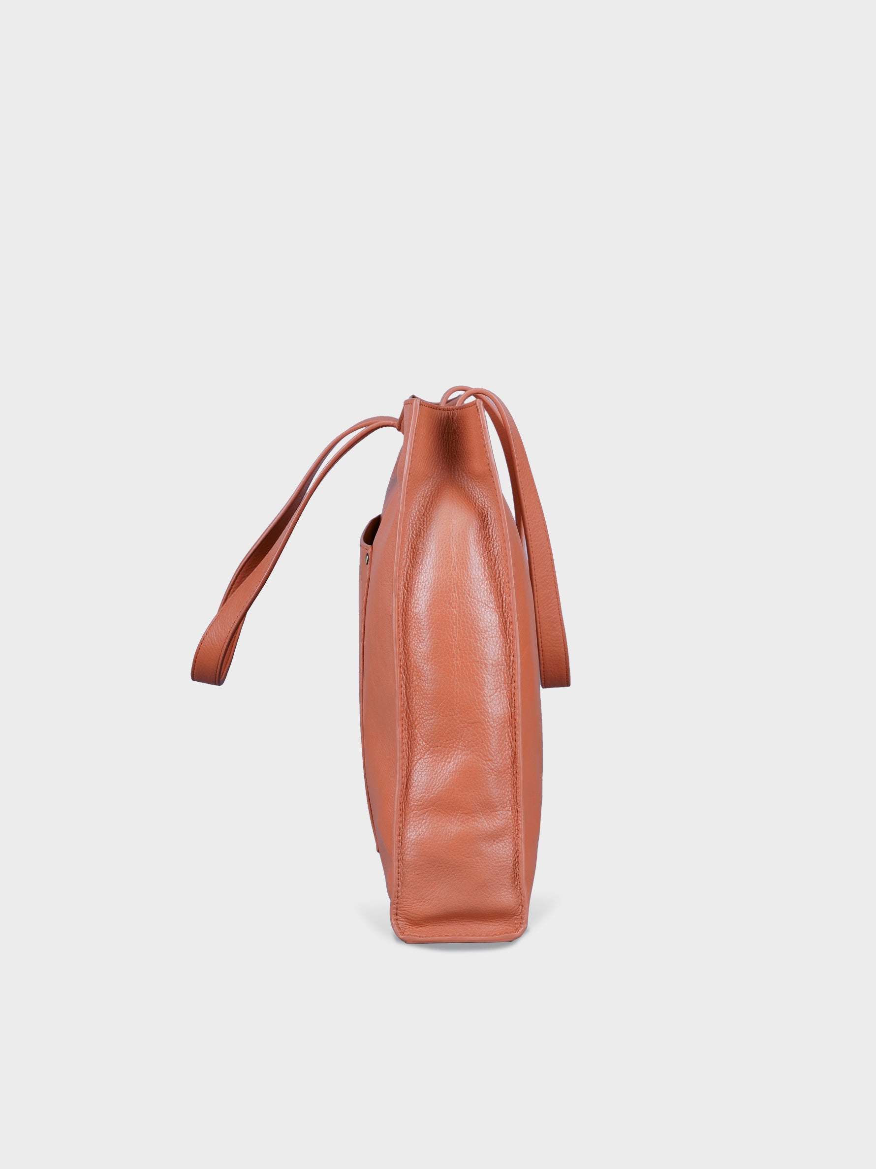 Handcrafted Genuine Vegetable Tanned Leather Artist's Tote Dusty Peach for Women Tan & Loom