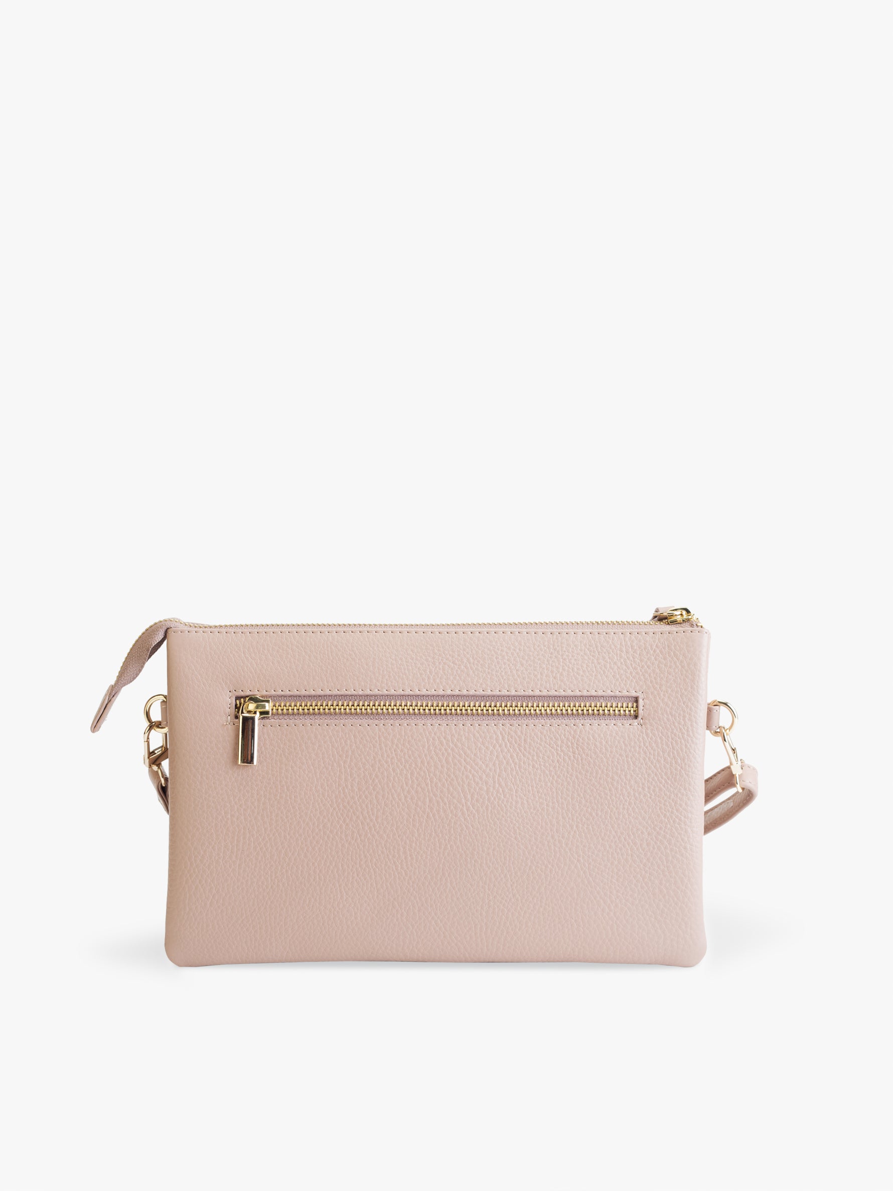 Handcrafted genuine leather Commuter's Sling Bag for women Nude Pink