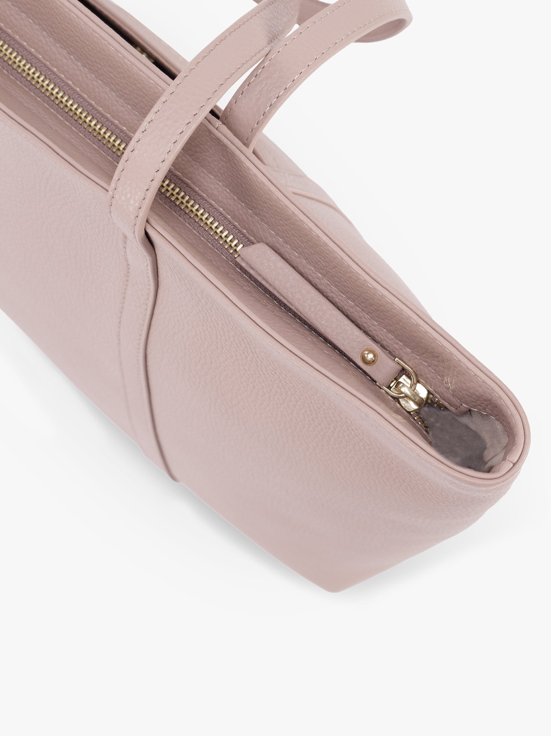 Handcrafted genuine leather 356 days tote bag for women Nude Pink