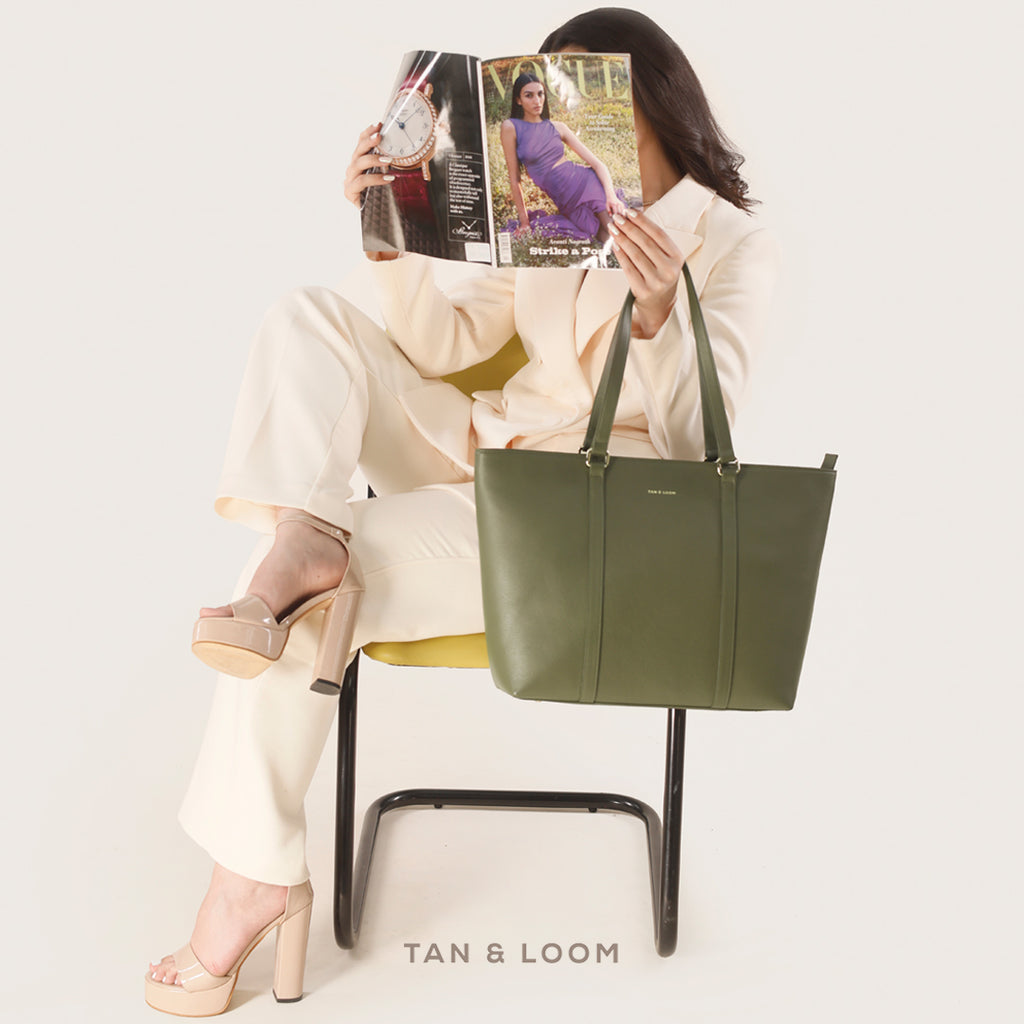 Tan & Loom Women's Genuine Leather Laptop Bag | Laptop Bag | Business Office Bag, Espresso