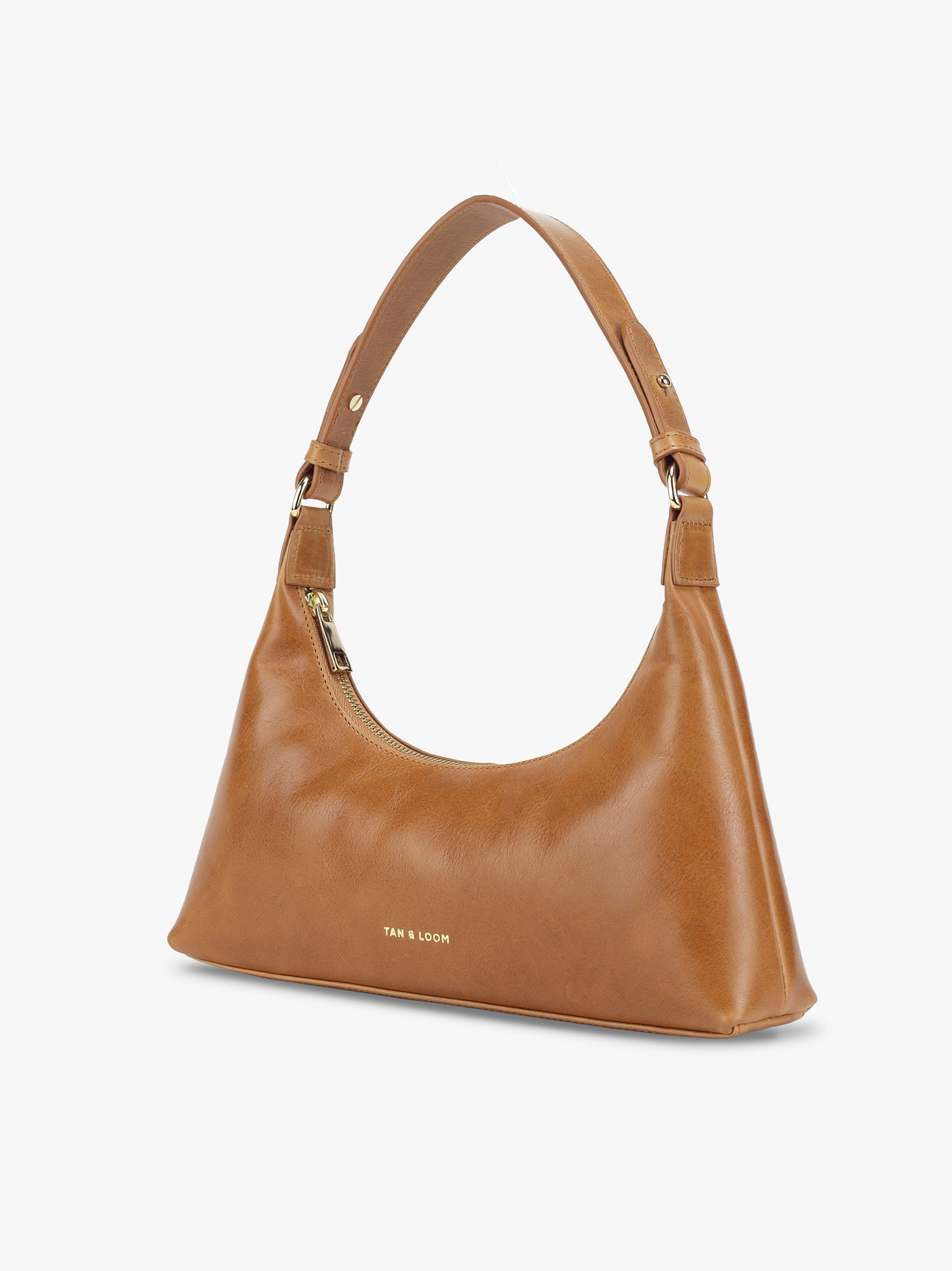 Handcrafted Genuine Vegetable Tanned Leather Skinny Baguette Grande Tuscany Tan for Women Tan & Loom