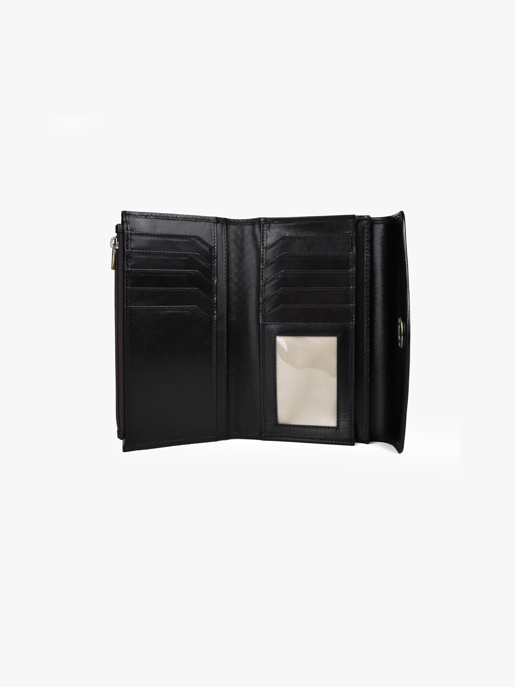 Colaba Clutch Wallet (Warm Black)
