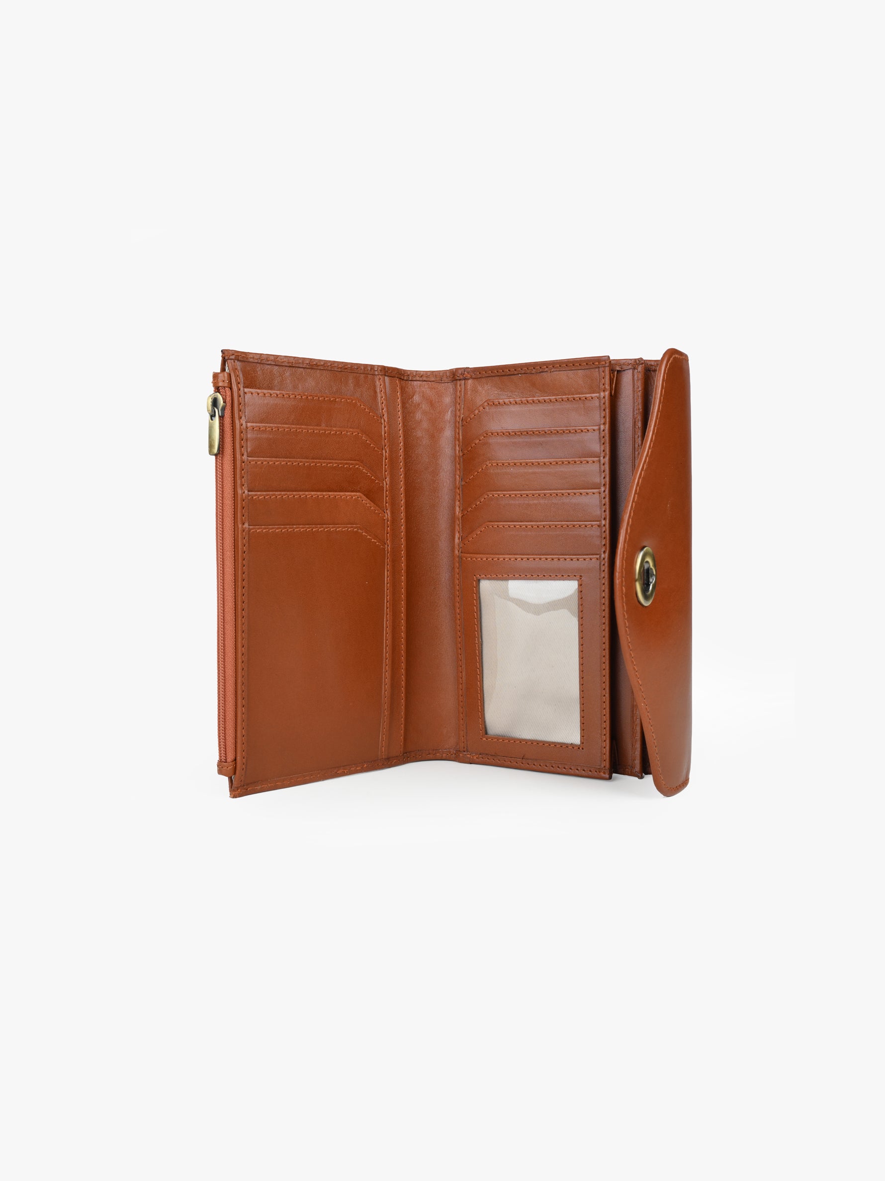 Colaba Clutch Wallet (Cognac)