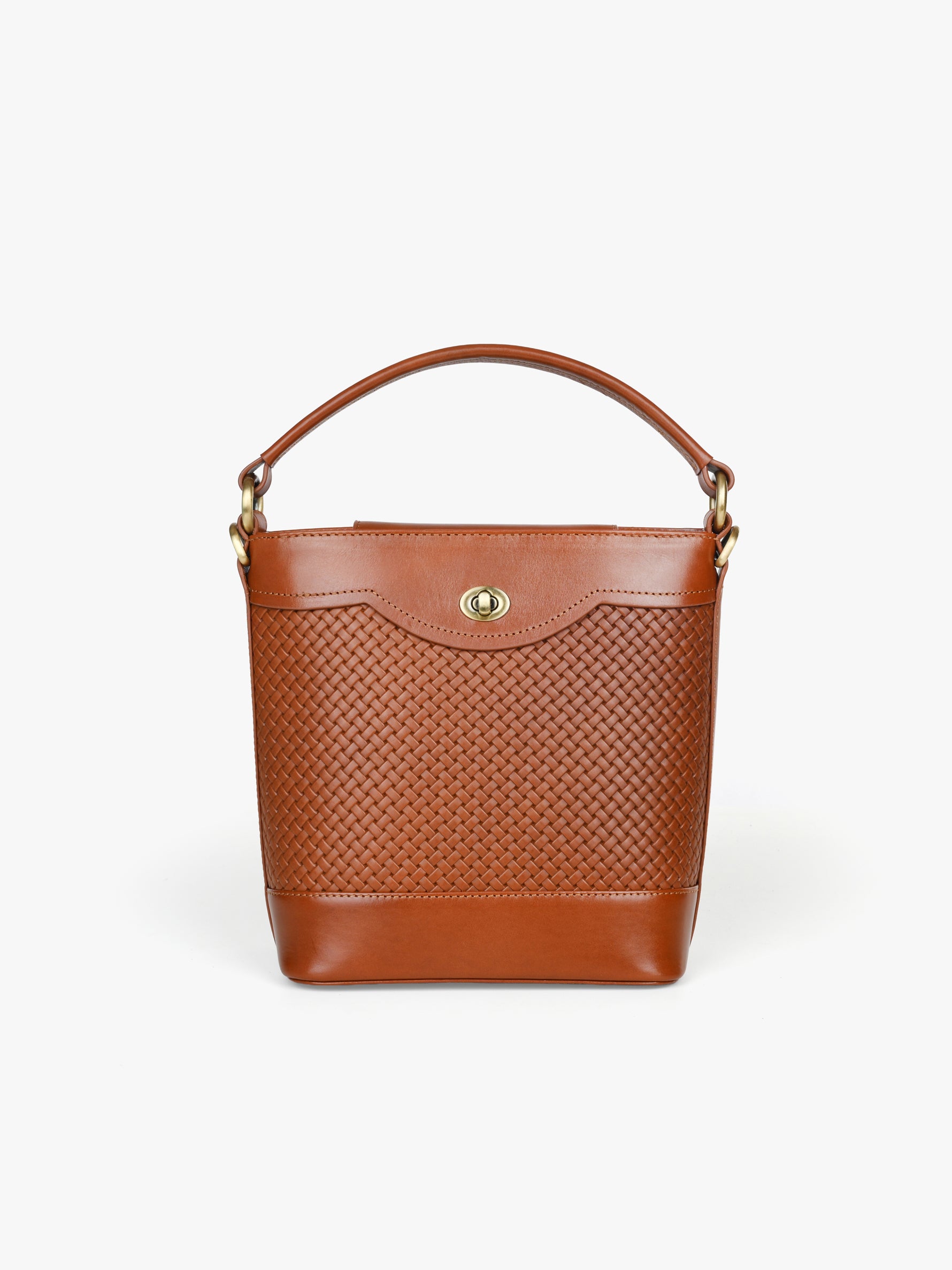 Portobello Bucket Bag (Cognac)