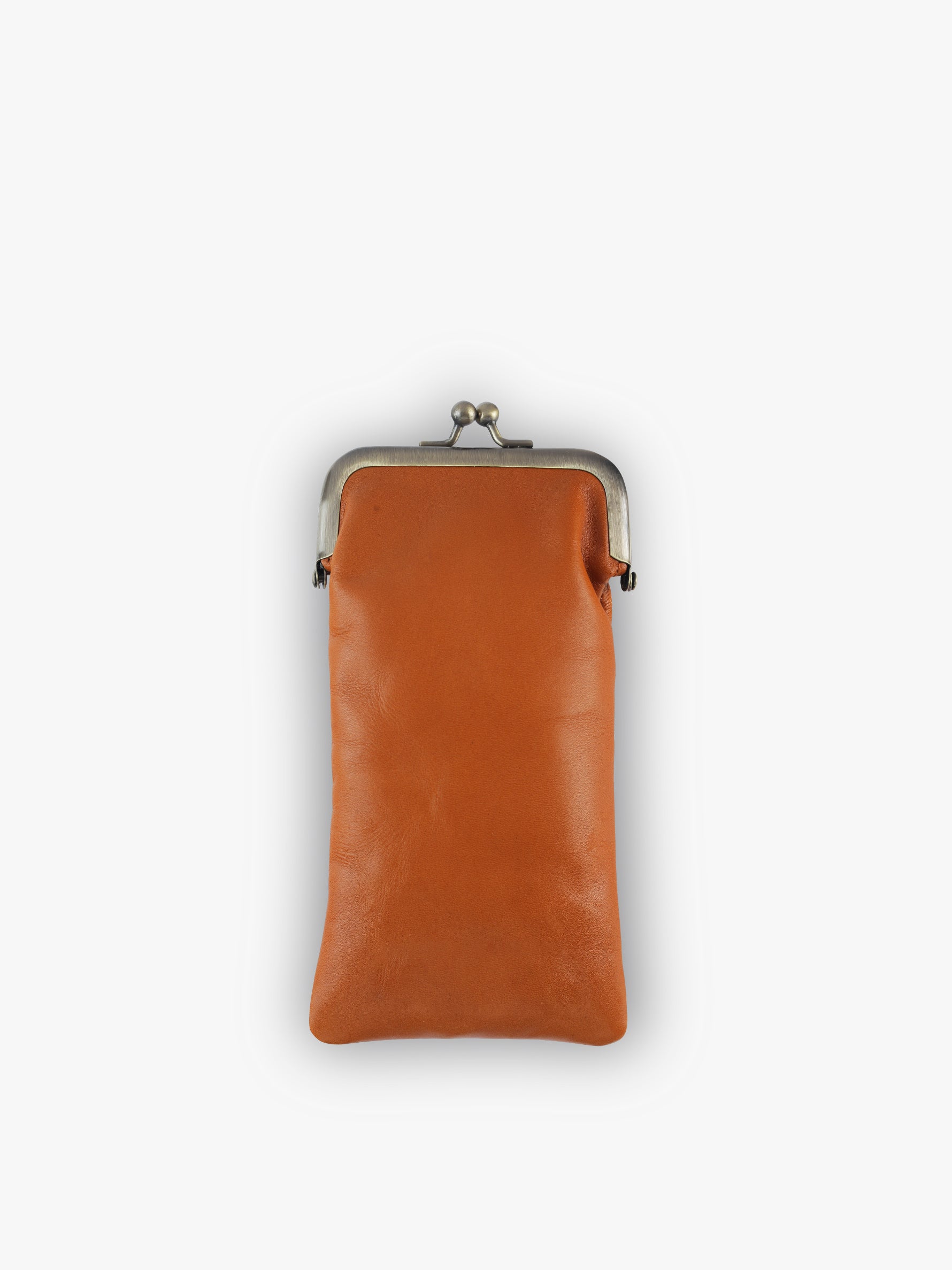 Handcrafted Genuine Vegetable Tanned Leather Reader's Case Natural Tan for Women Tan & Loom