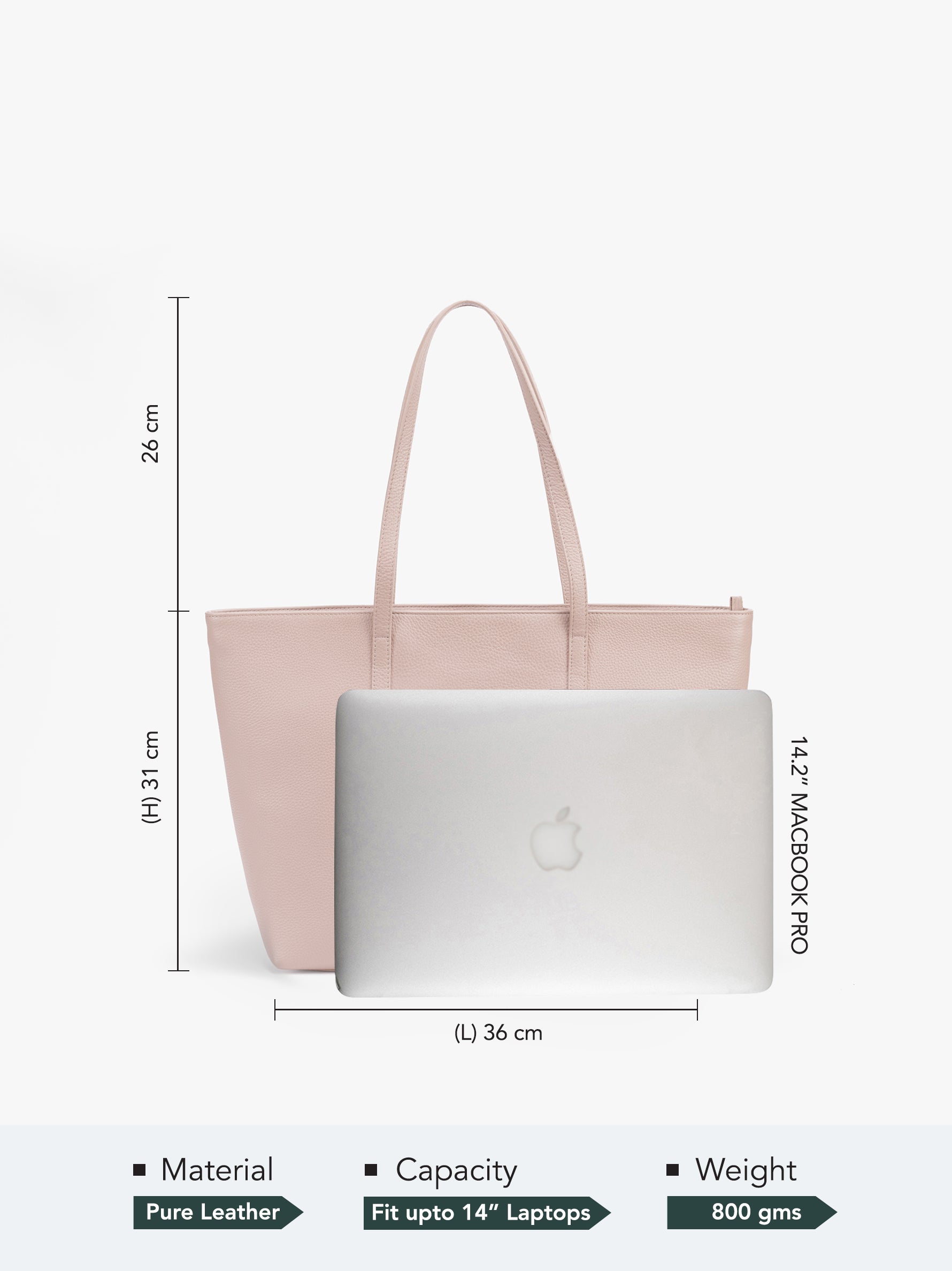365 Days Tote (Nude Pink)