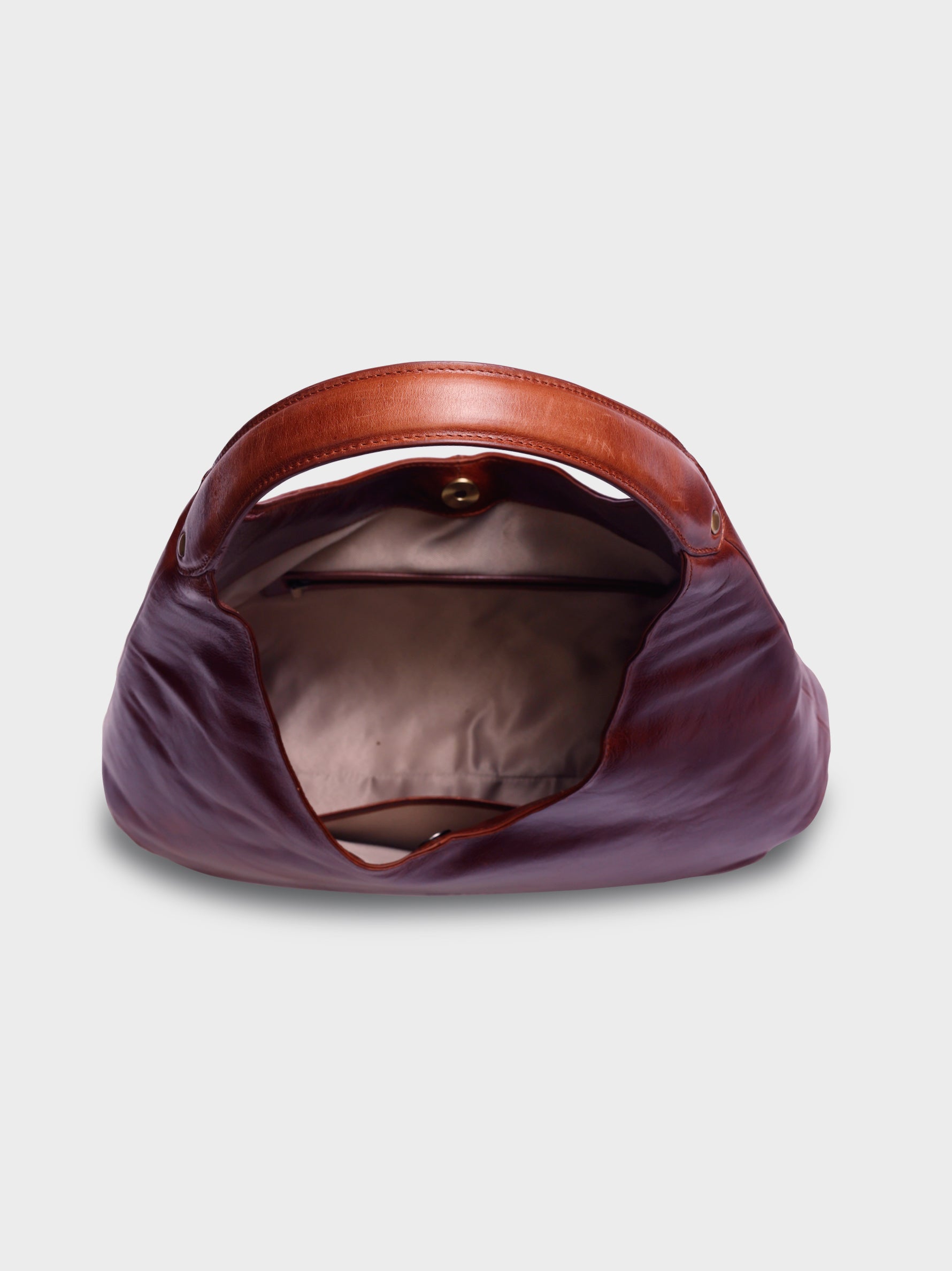 Handcrafted Genuine Vegetable Tanned Leather Hippie's Hobo Vintage Brown for Women Tan & Loom
