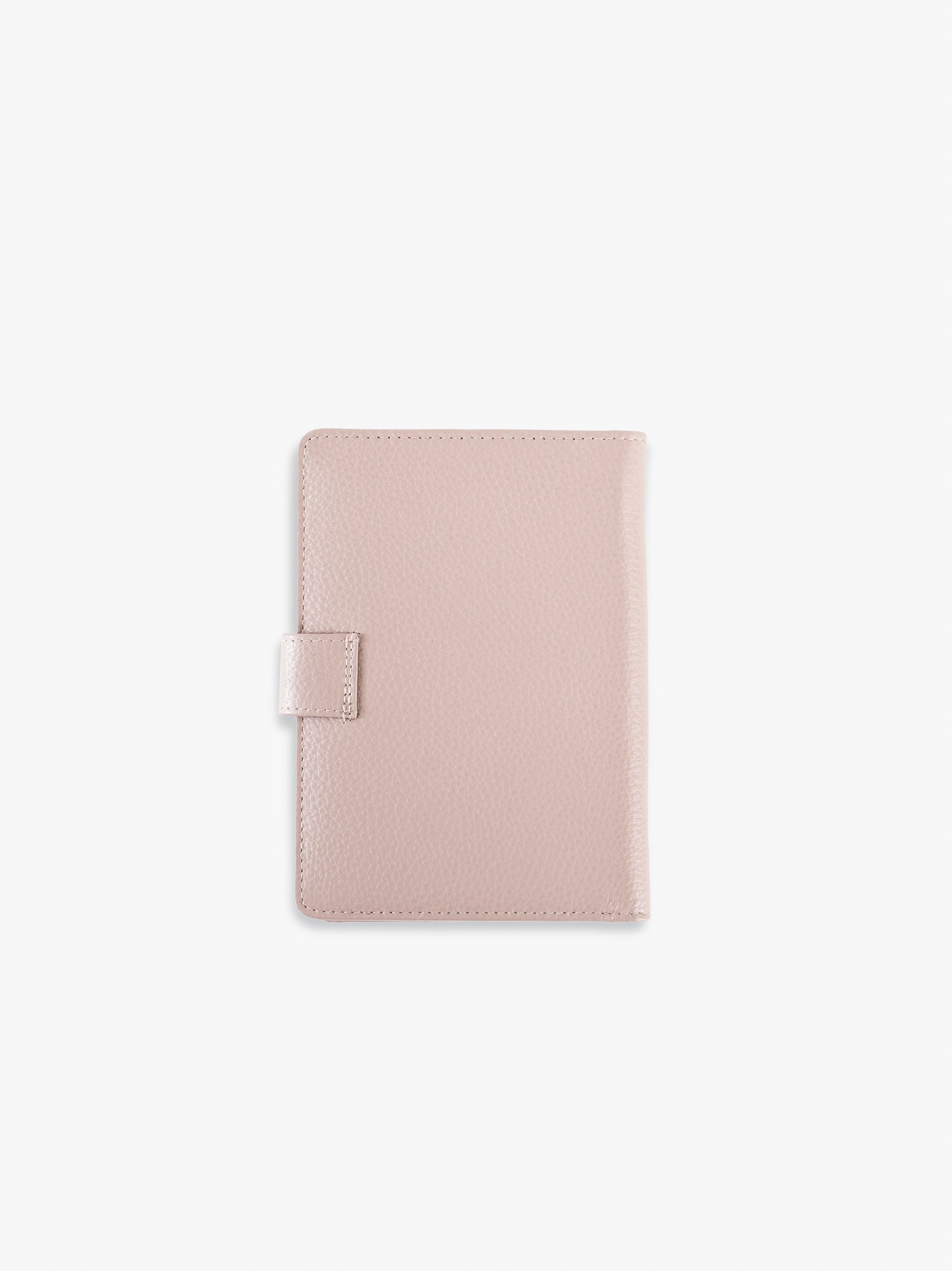 Handcrafted genuine leather Jetsetter Passport Case for women Nude Pink