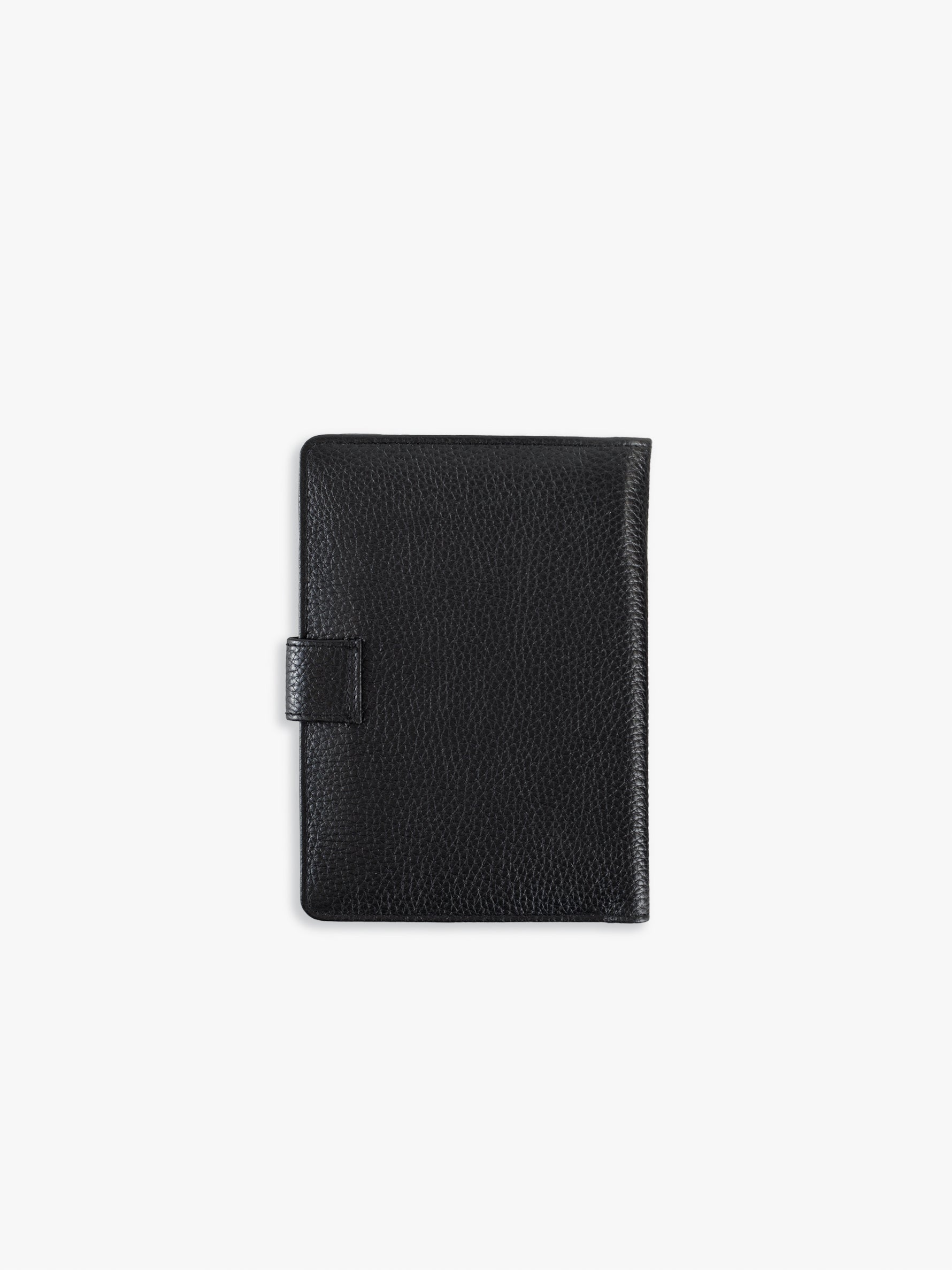 Handcrafted genuine leather Jetsetter Passport Case for women Classic Black