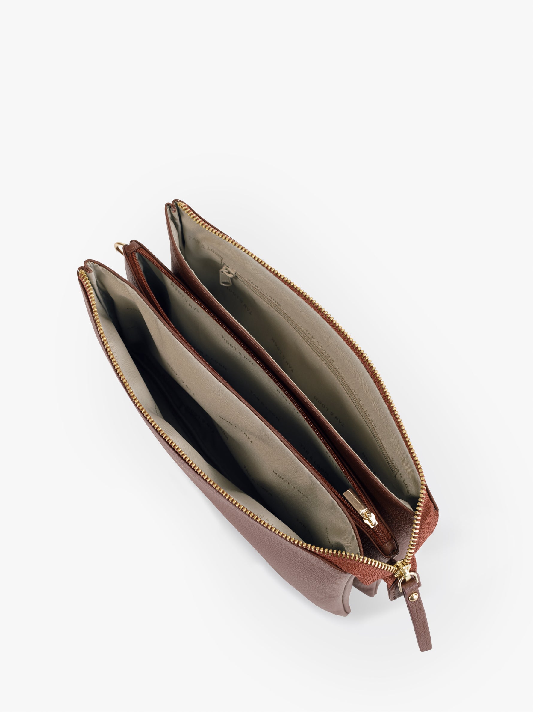 Handcrafted genuine leather Commuter's Sling Bag for women Espresso Brown