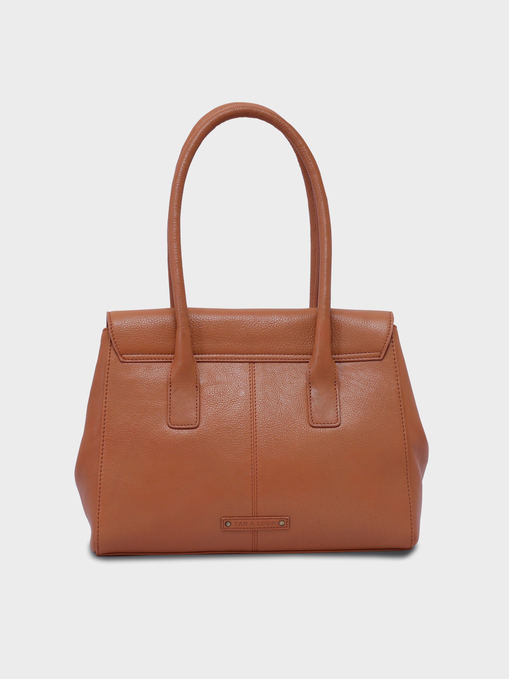 Handcrafted Genuine Vegetable Tanned Leather Maharani Handbag Dusty Peach for Women  Tan & Loom