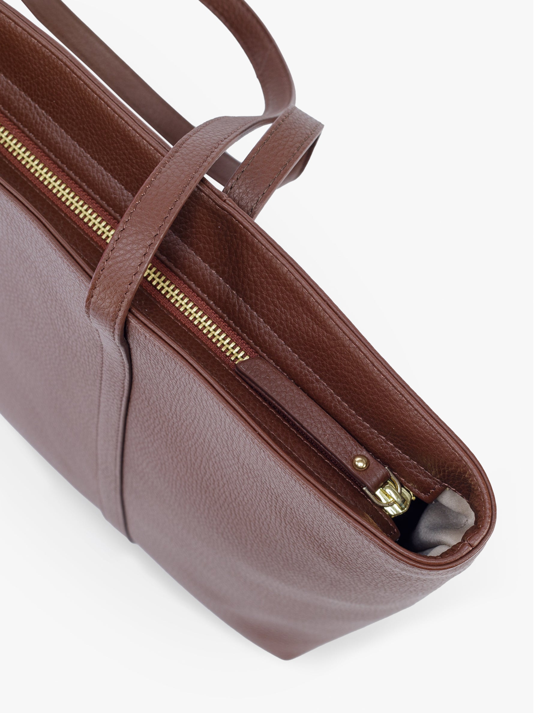 Handcrafted genuine leather 365 days tote bag for women Espresso Brown