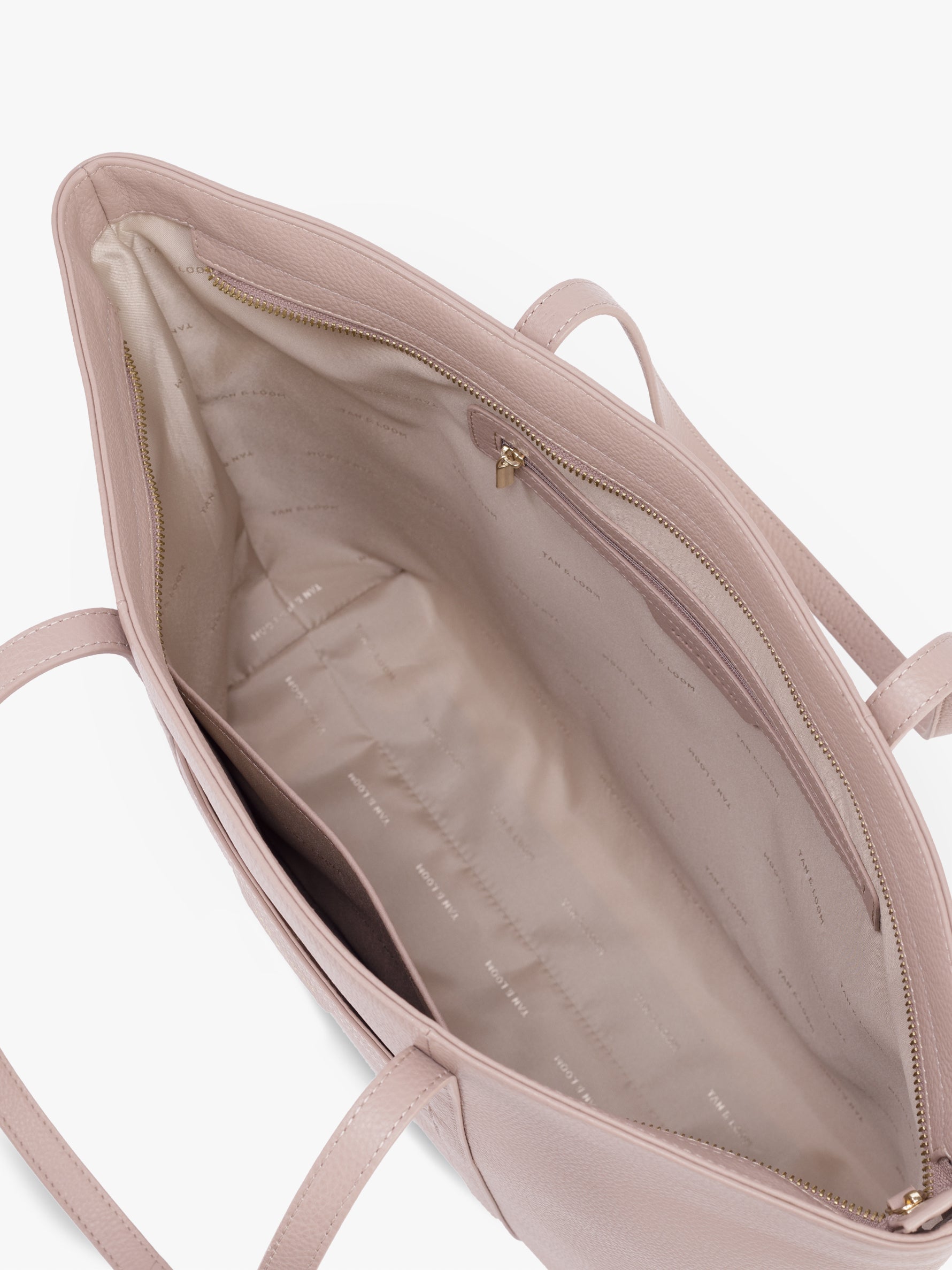 Handcrafted genuine leather 365 days tote bag for women Nude Pink