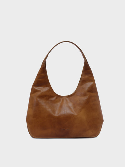 Handcrafted Genuine Vegetable Tanned Leather Hippie's Hobo Tuscany Tan for Women Tan & Loom